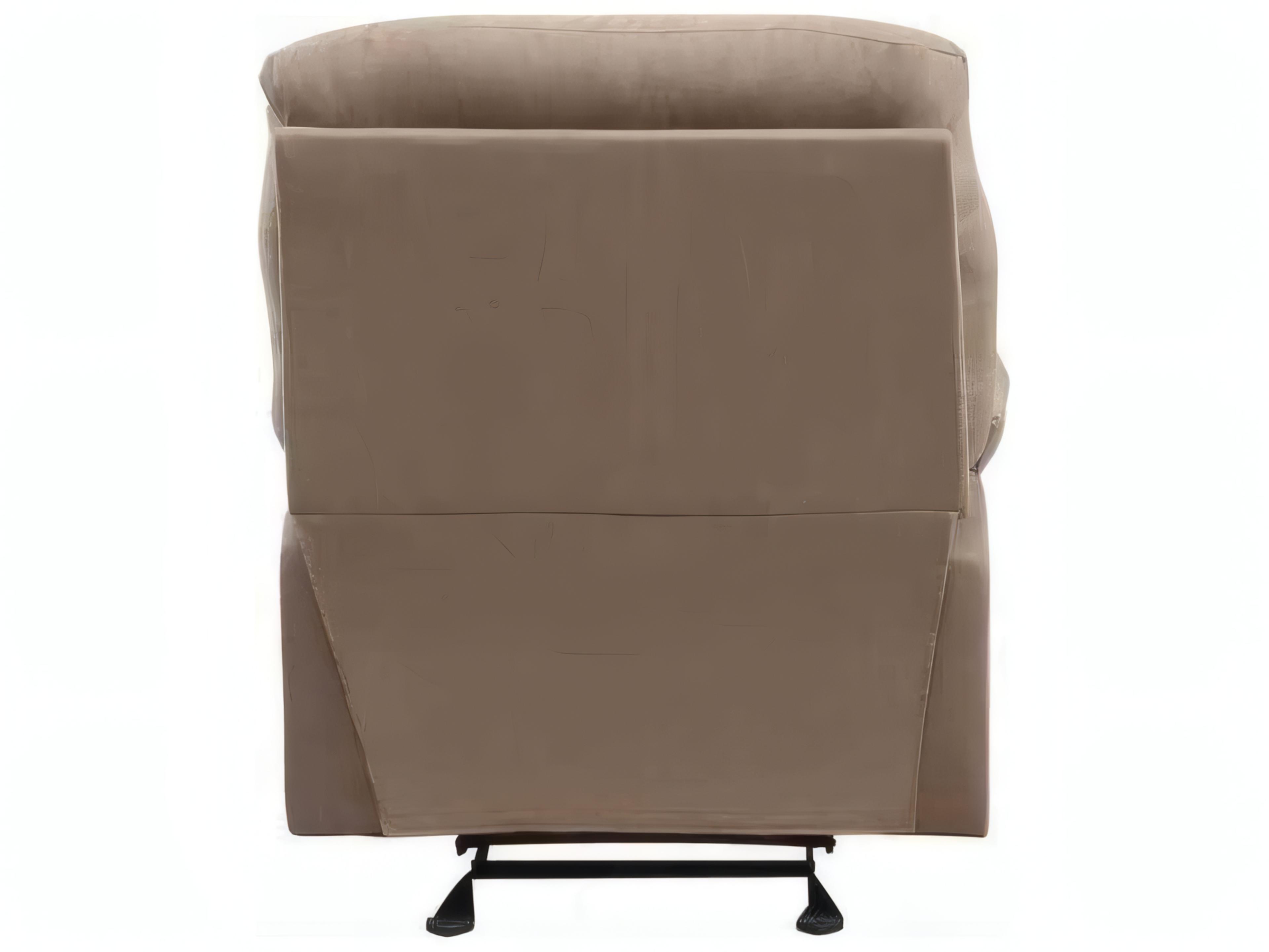 Acme Furniture Arcadia Light Brown Microfiber Beige Upholstered Recliner