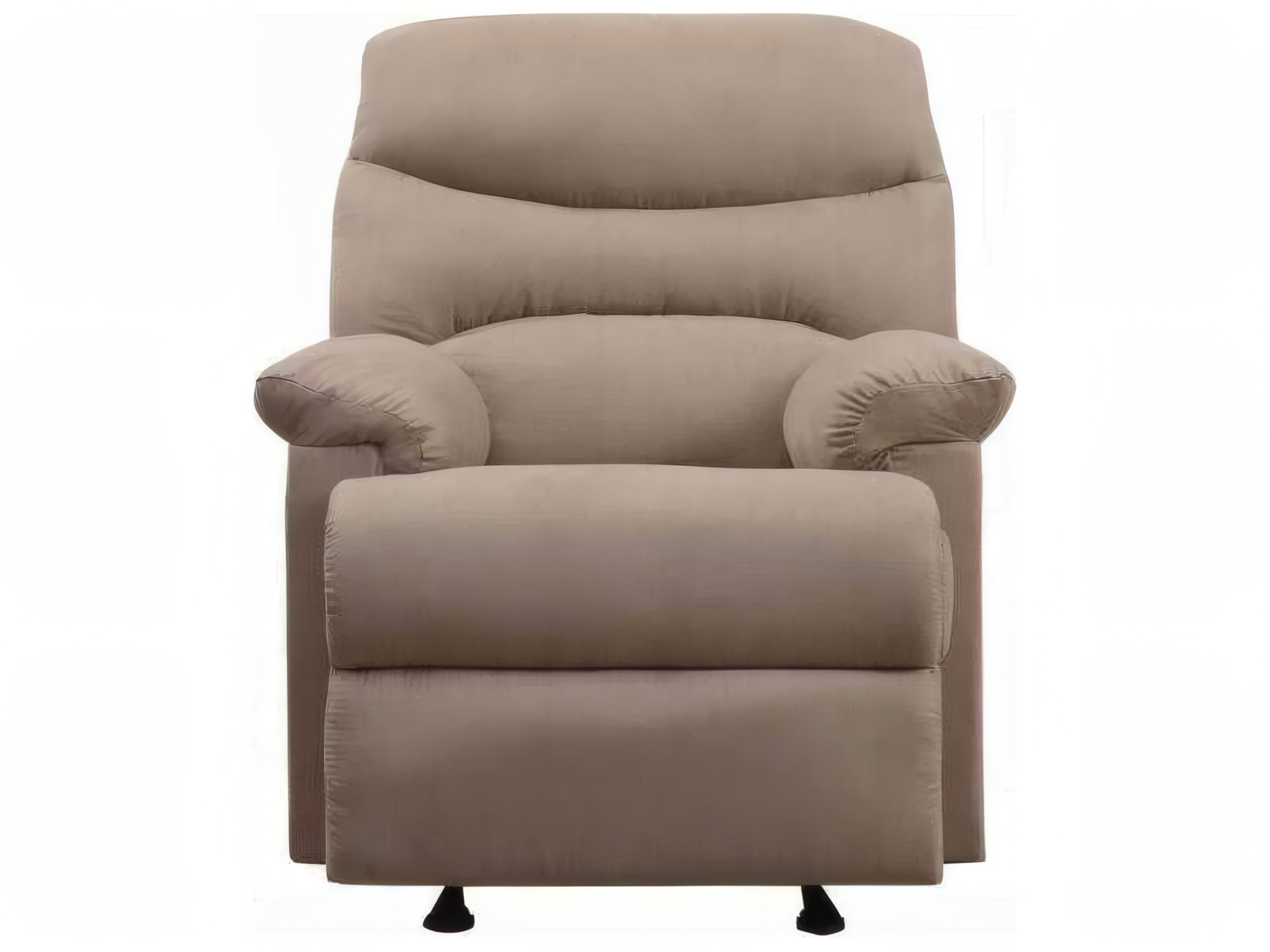 Acme Furniture Arcadia Light Brown Microfiber Upholstered Recliner