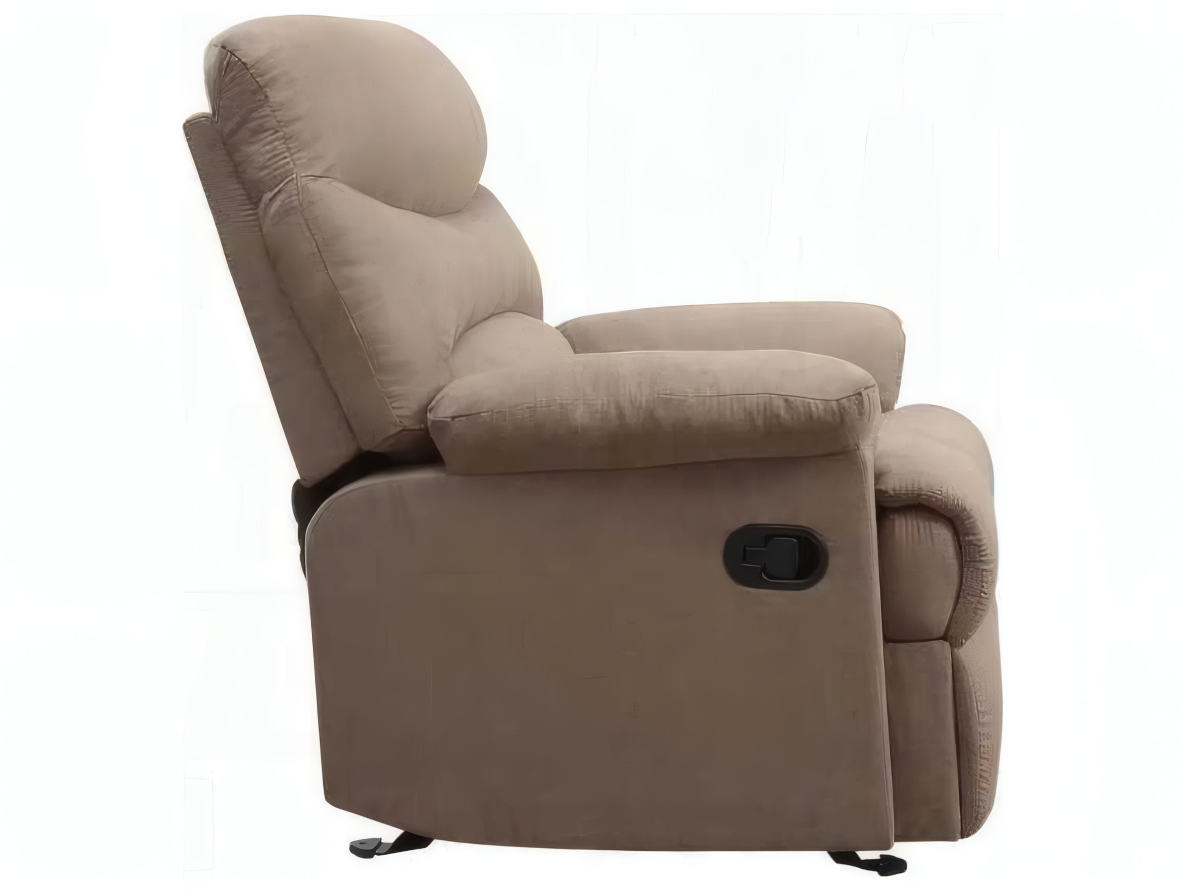 Acme Furniture Arcadia Light Brown Microfiber Upholstered Recliner