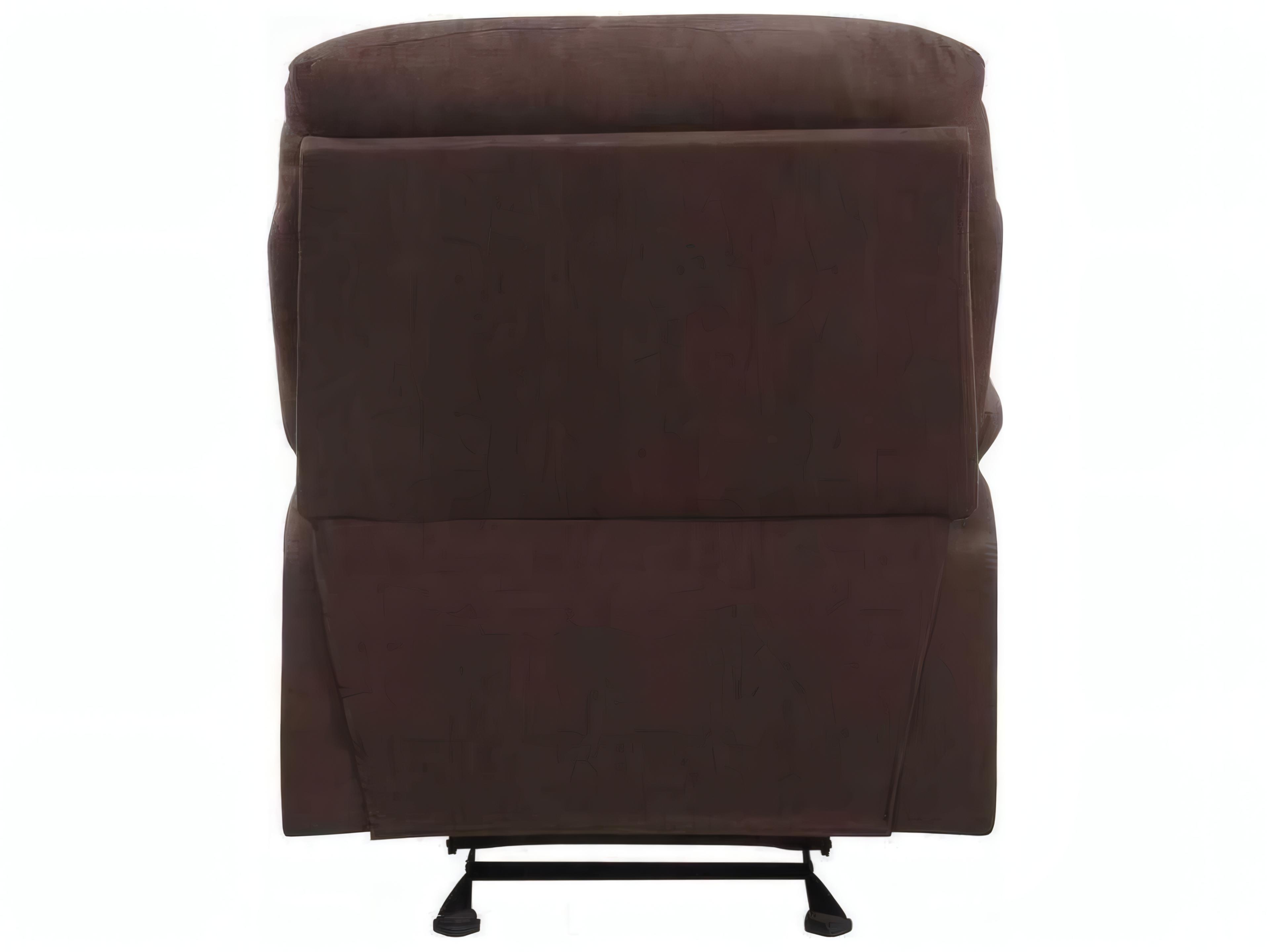 Acme Furniture Arcadia Chocolate Microfiber Brown Upholstered Recliner