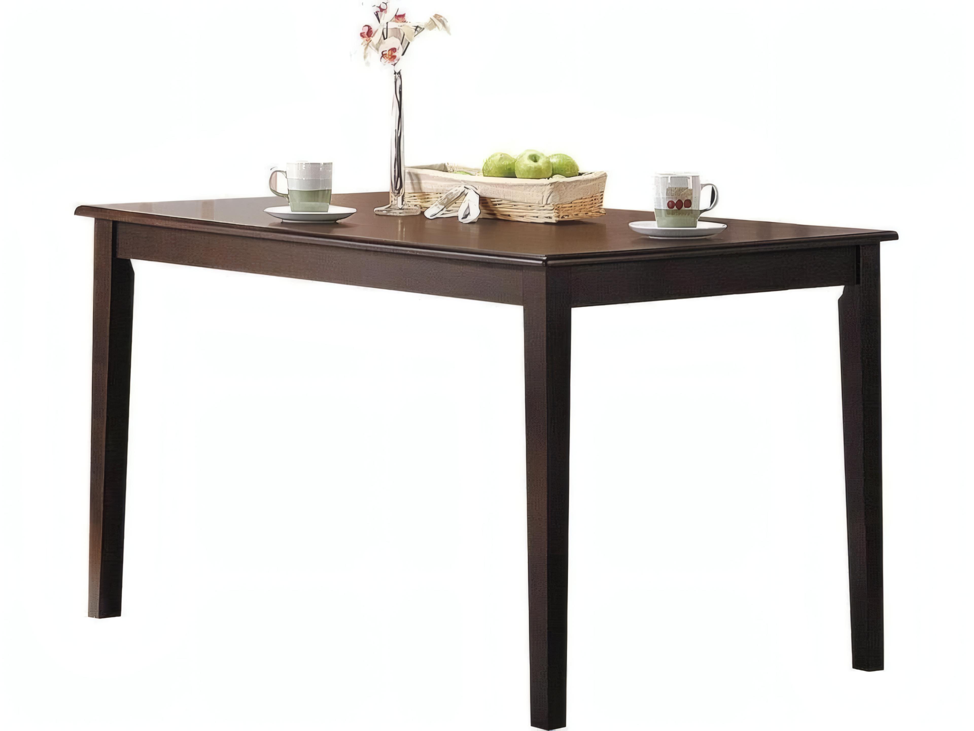 Cardiff Rectangular Wood Espresso Dining Table