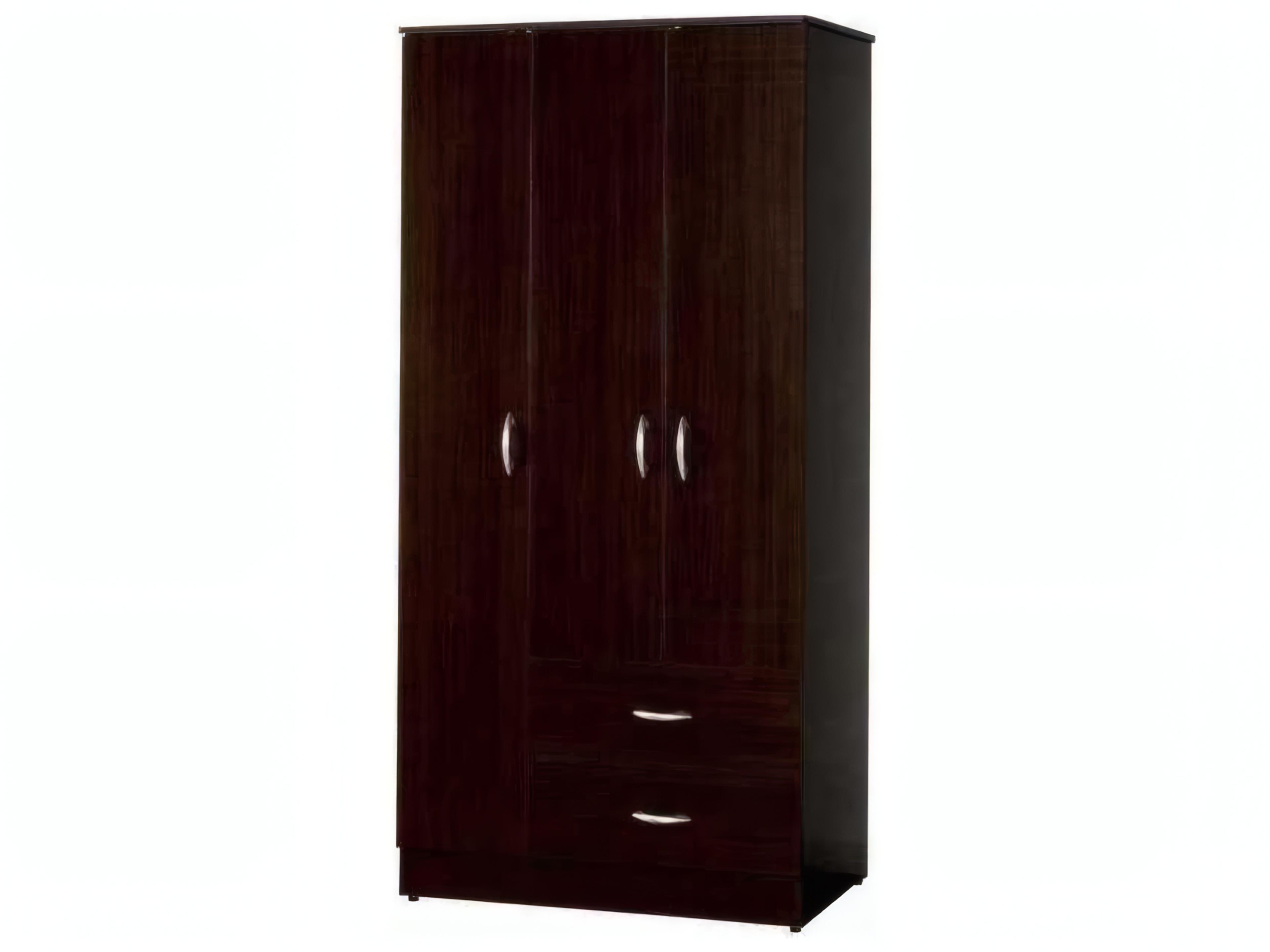 Olean Espresso Brown Wardrobe Armoire
