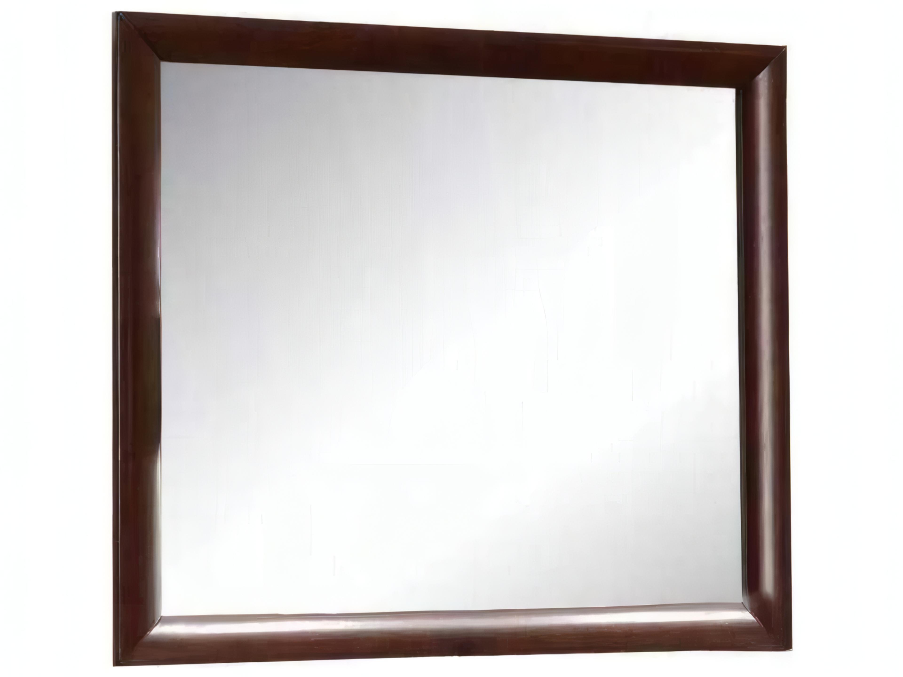 Ireland Espresso Square Wall Mirror