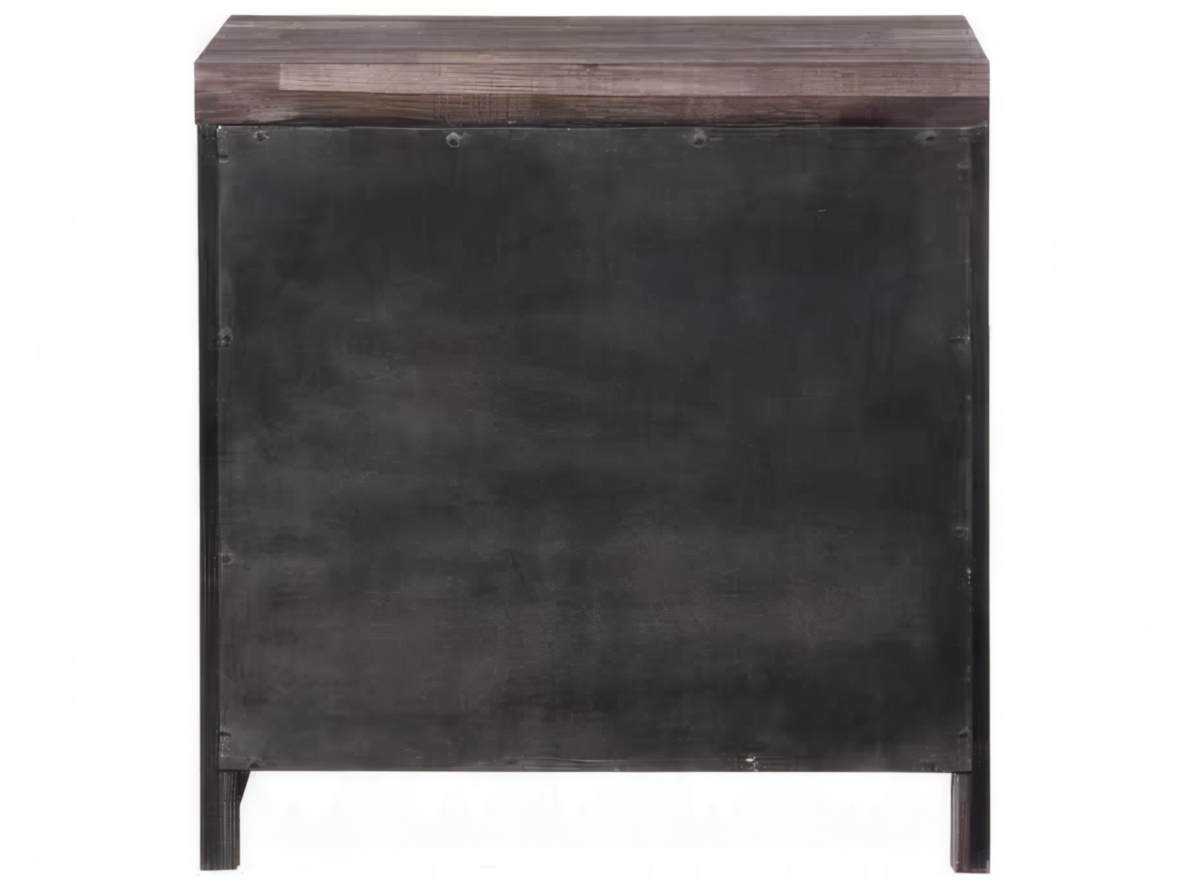 Acme Furniture Juniper 2-Drawers Brown Pine Wood Nightstand