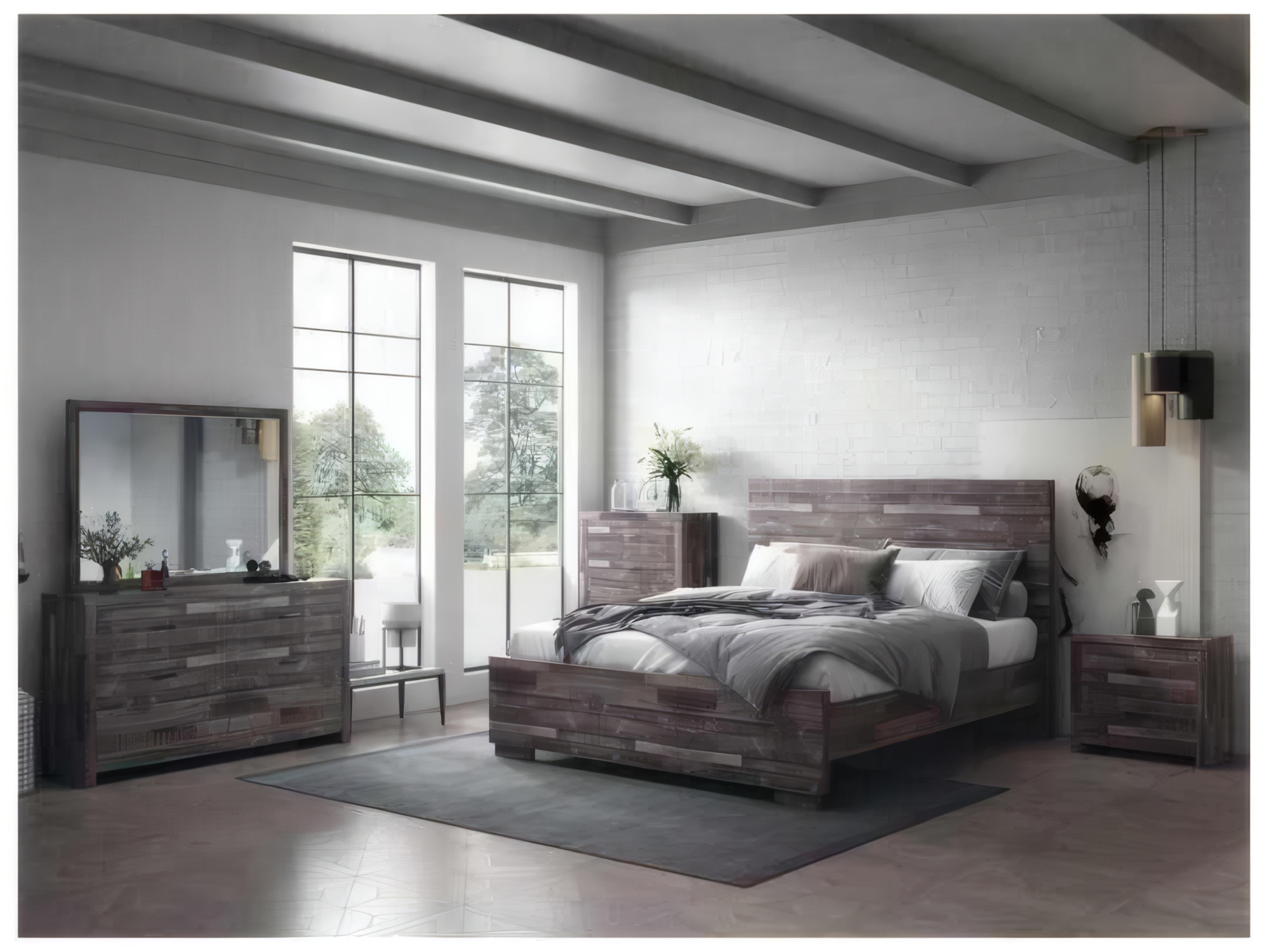 Acme Furniture Juniper 6-Drawers Brown Pine Wood Double Dresser