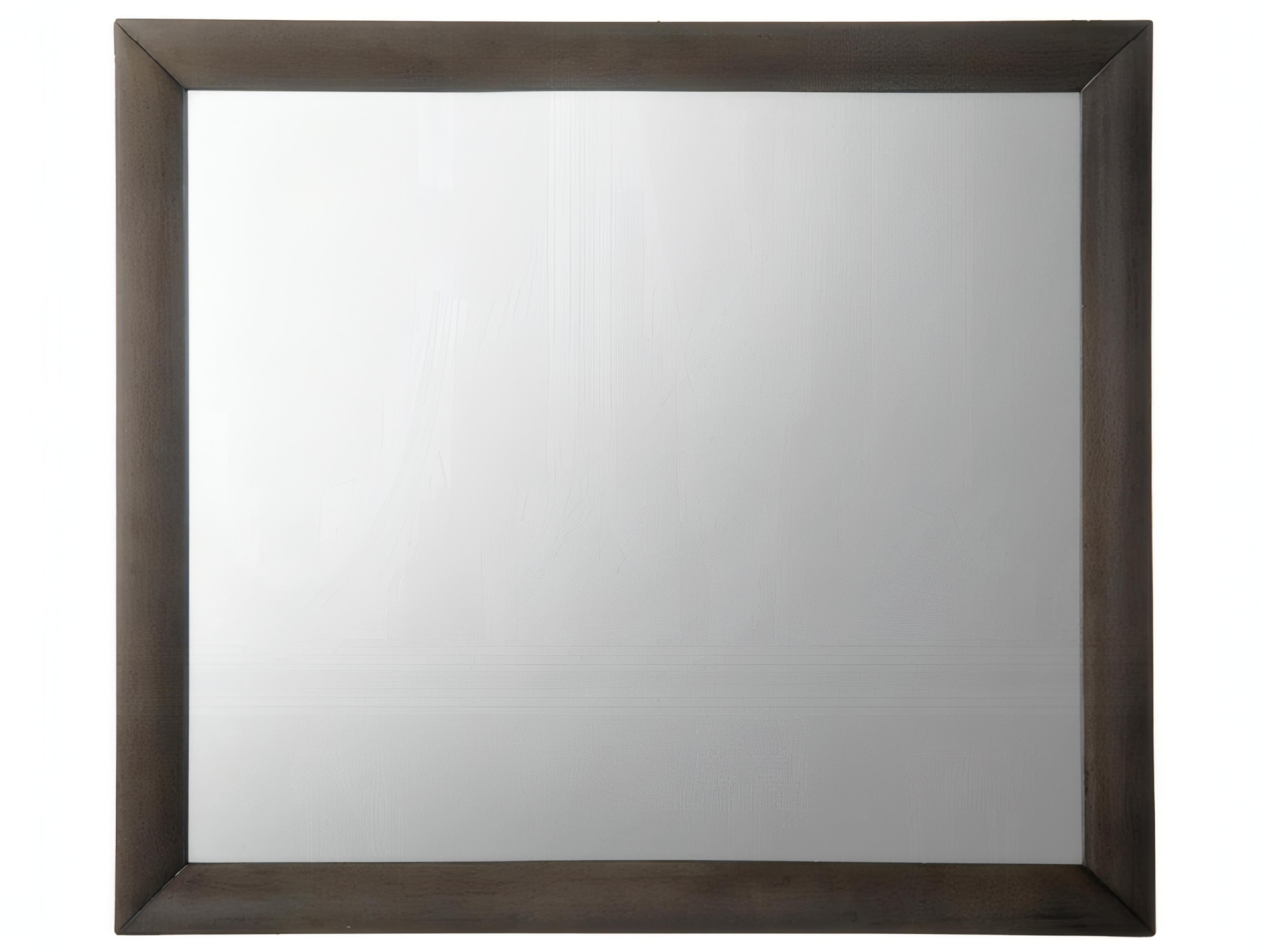 Ireland Gray Oak Square Wall Mirror
