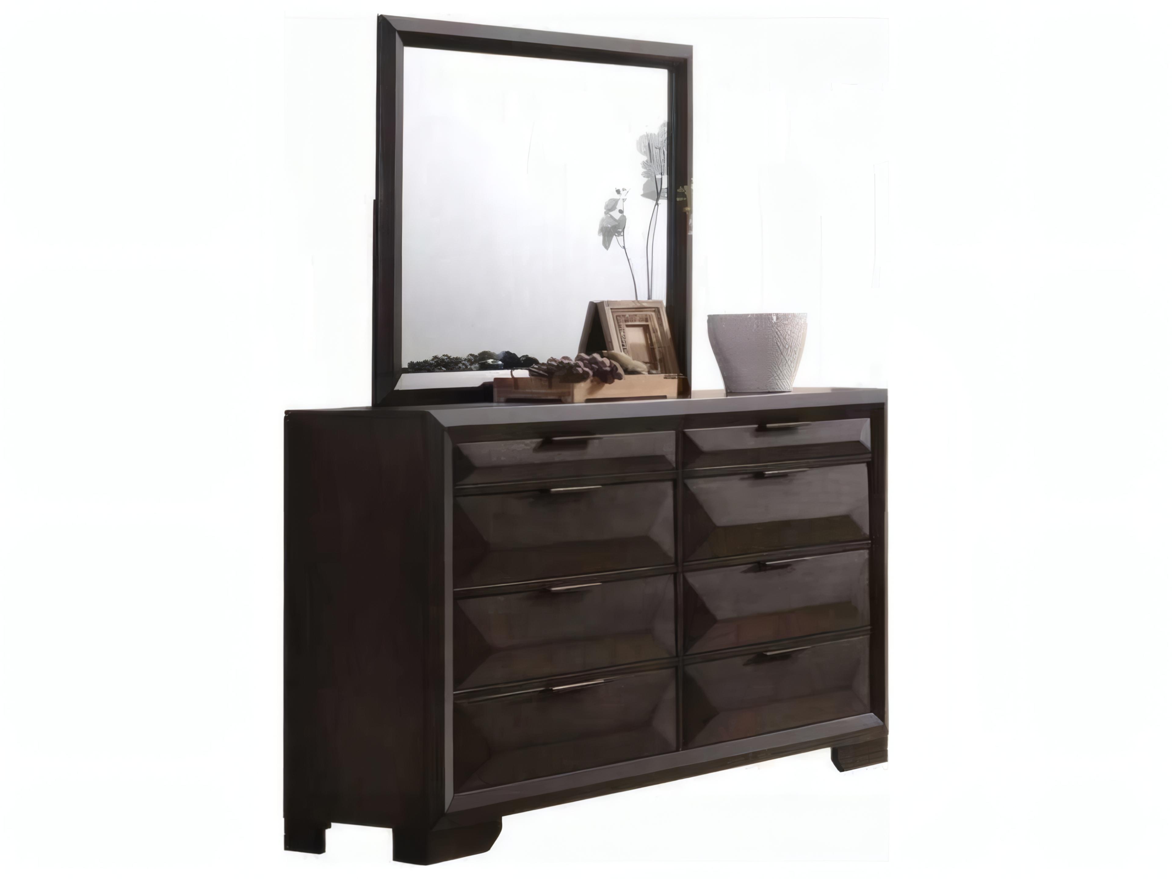 Acme Furniture Espresso Rectangular Wall Mirror