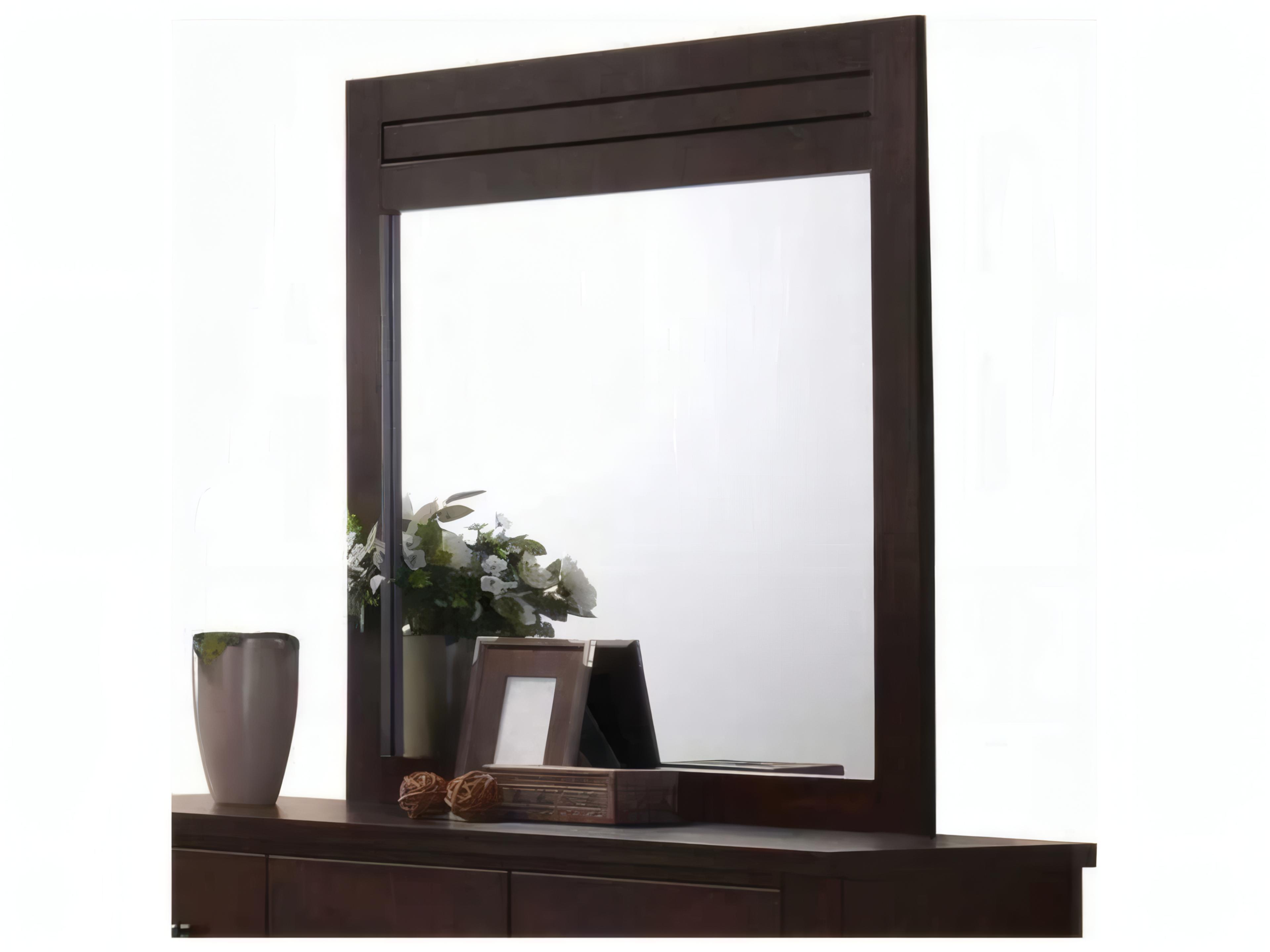 Panang Mahogany Square Dresser Mirror