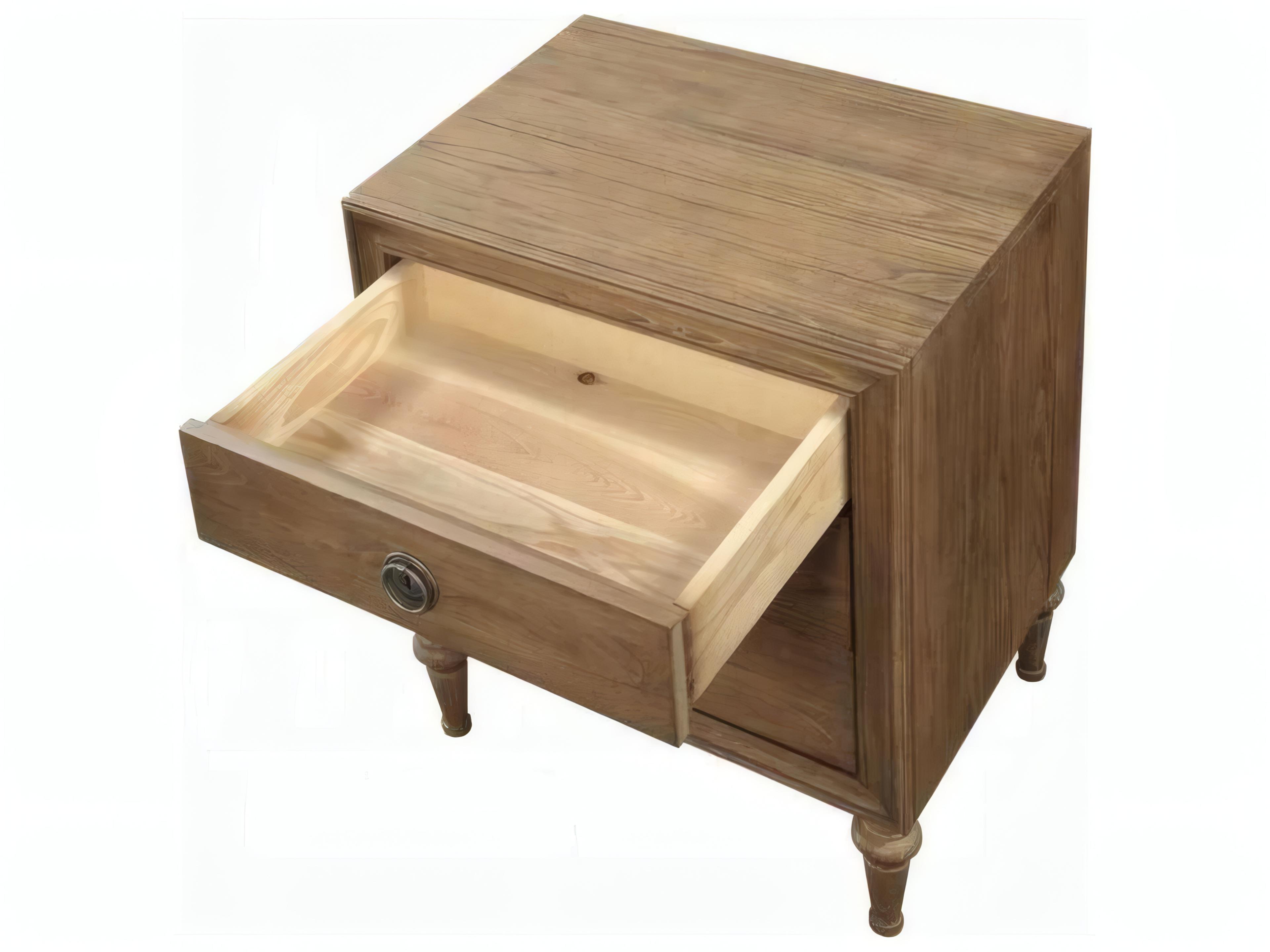 Acme Furniture 3-Drawers Natural Nightstand