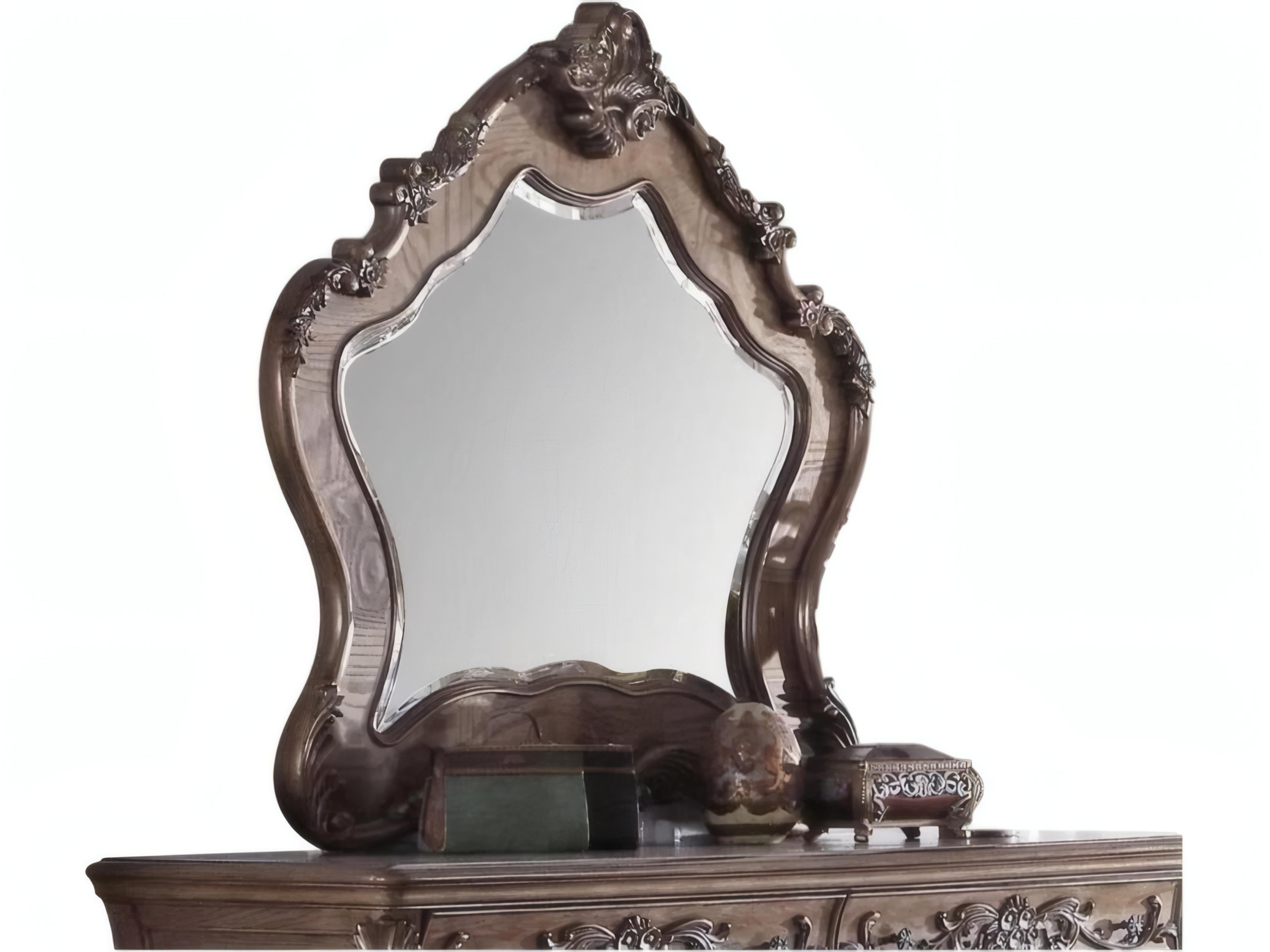Ragenardus Vintage Oak Dresser Mirror
