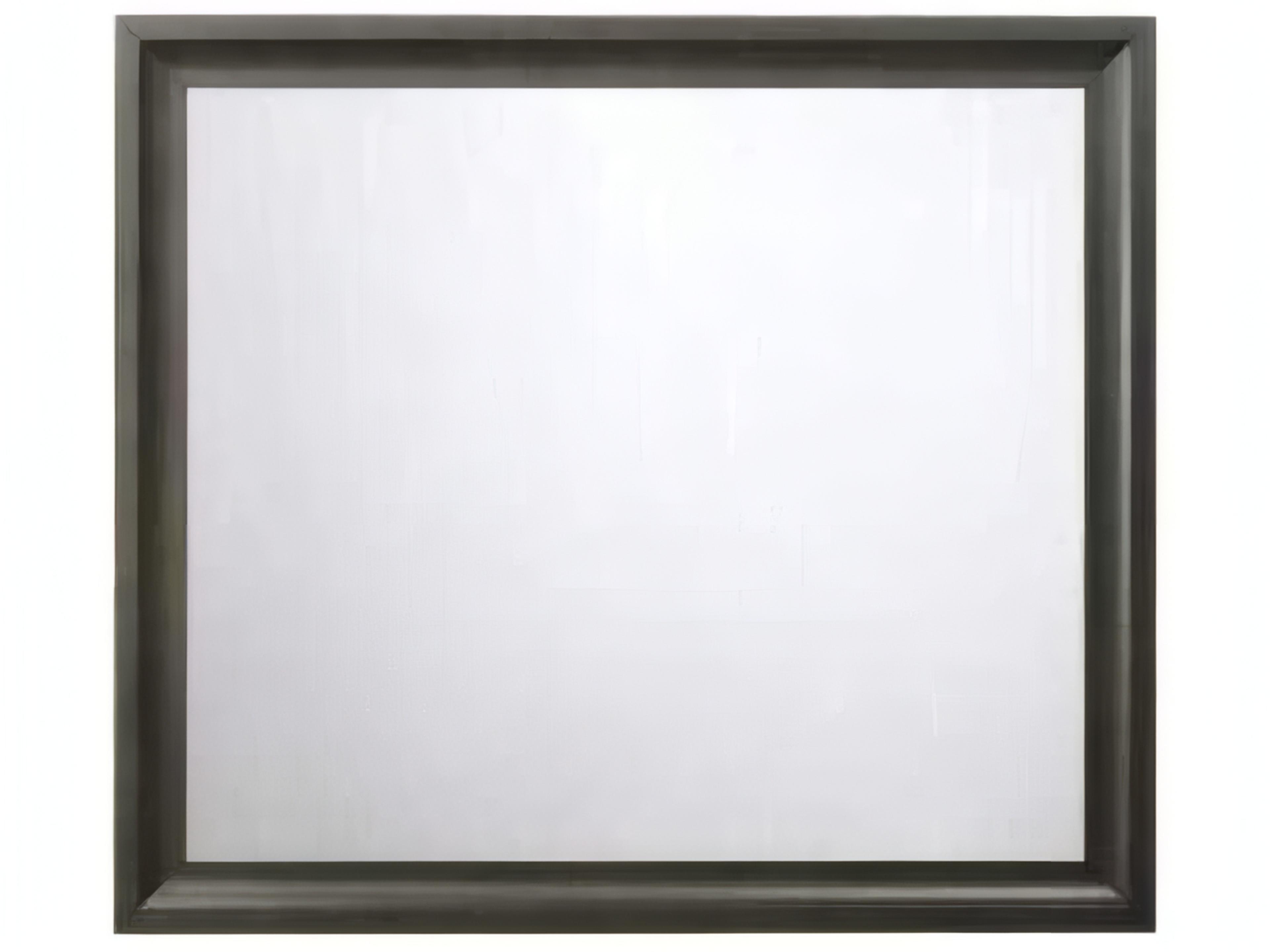 Antique Gray Rectangular Wall Mirror