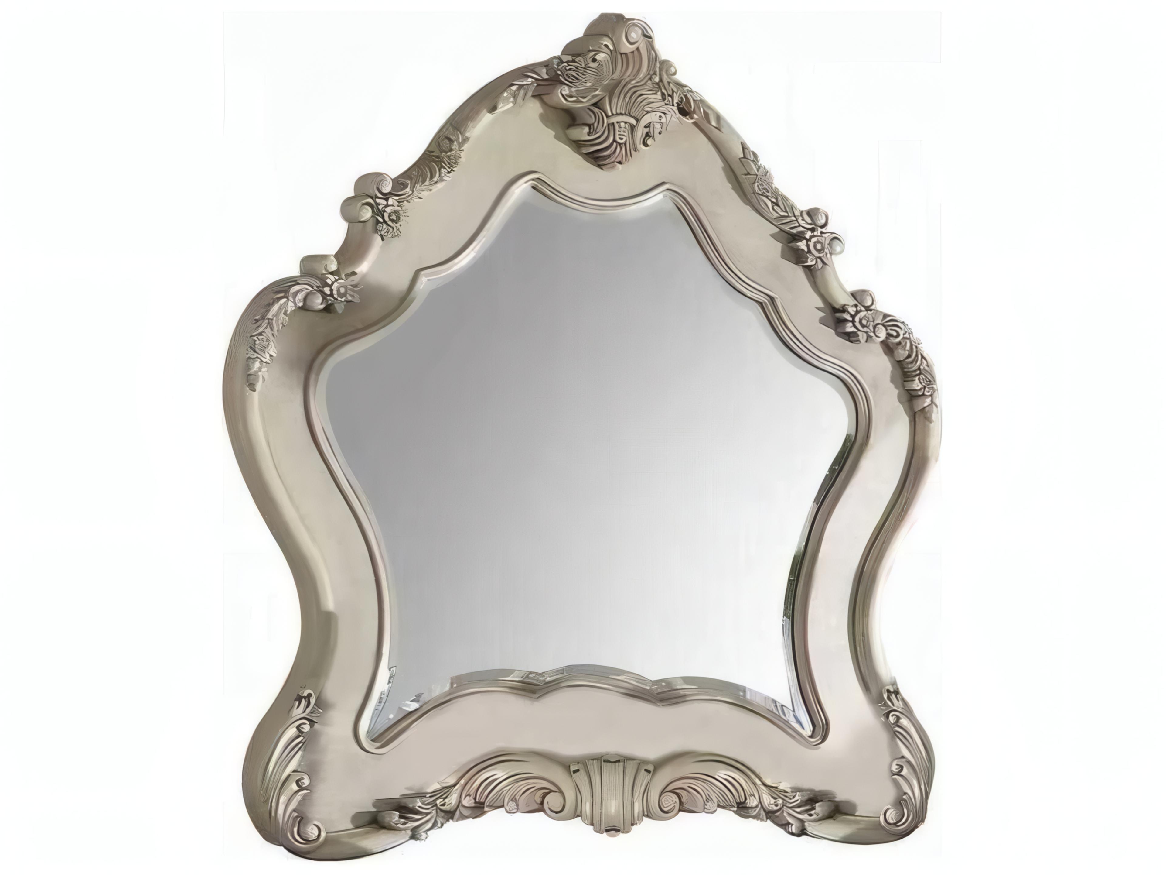 Ragenardus Antique White Wall Mirror