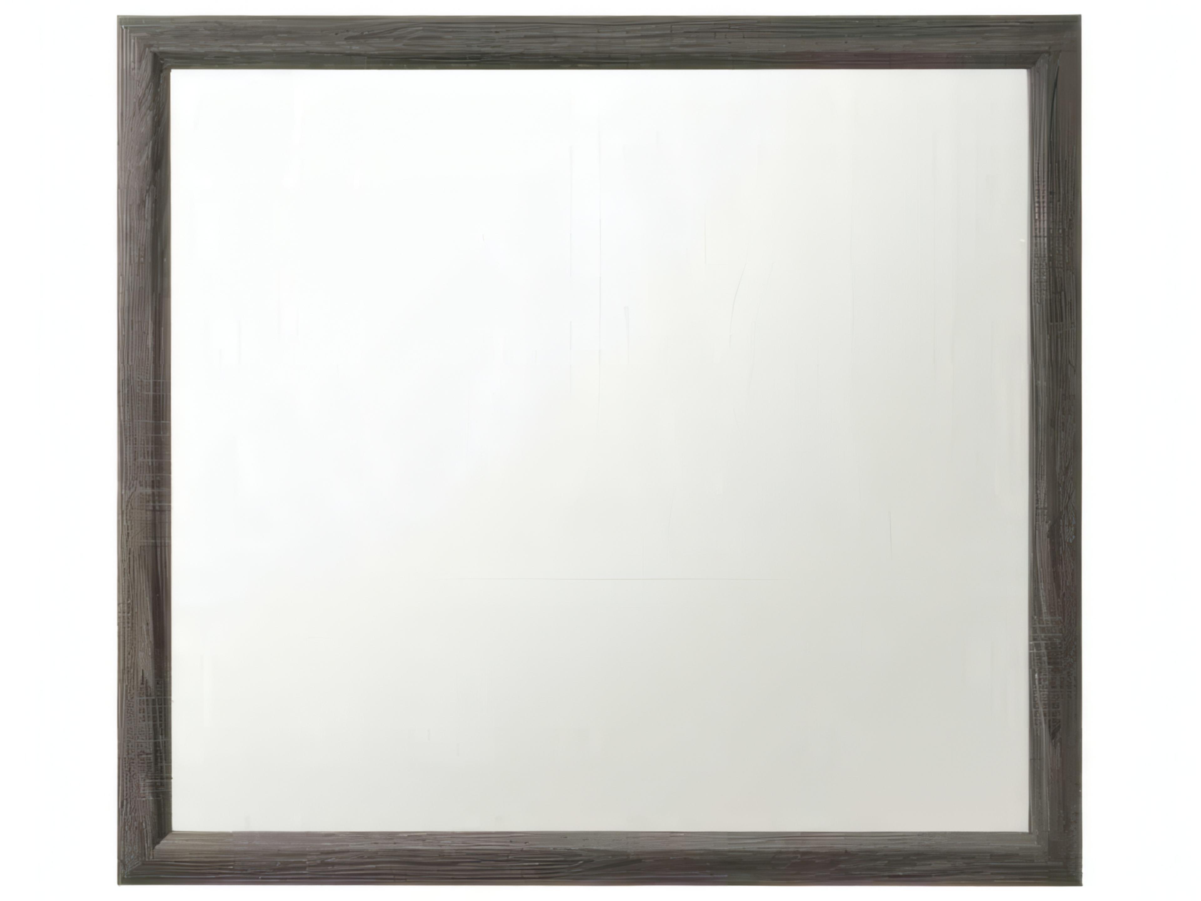 Valdemar Weathered Gray Rectangular Wall Mirror