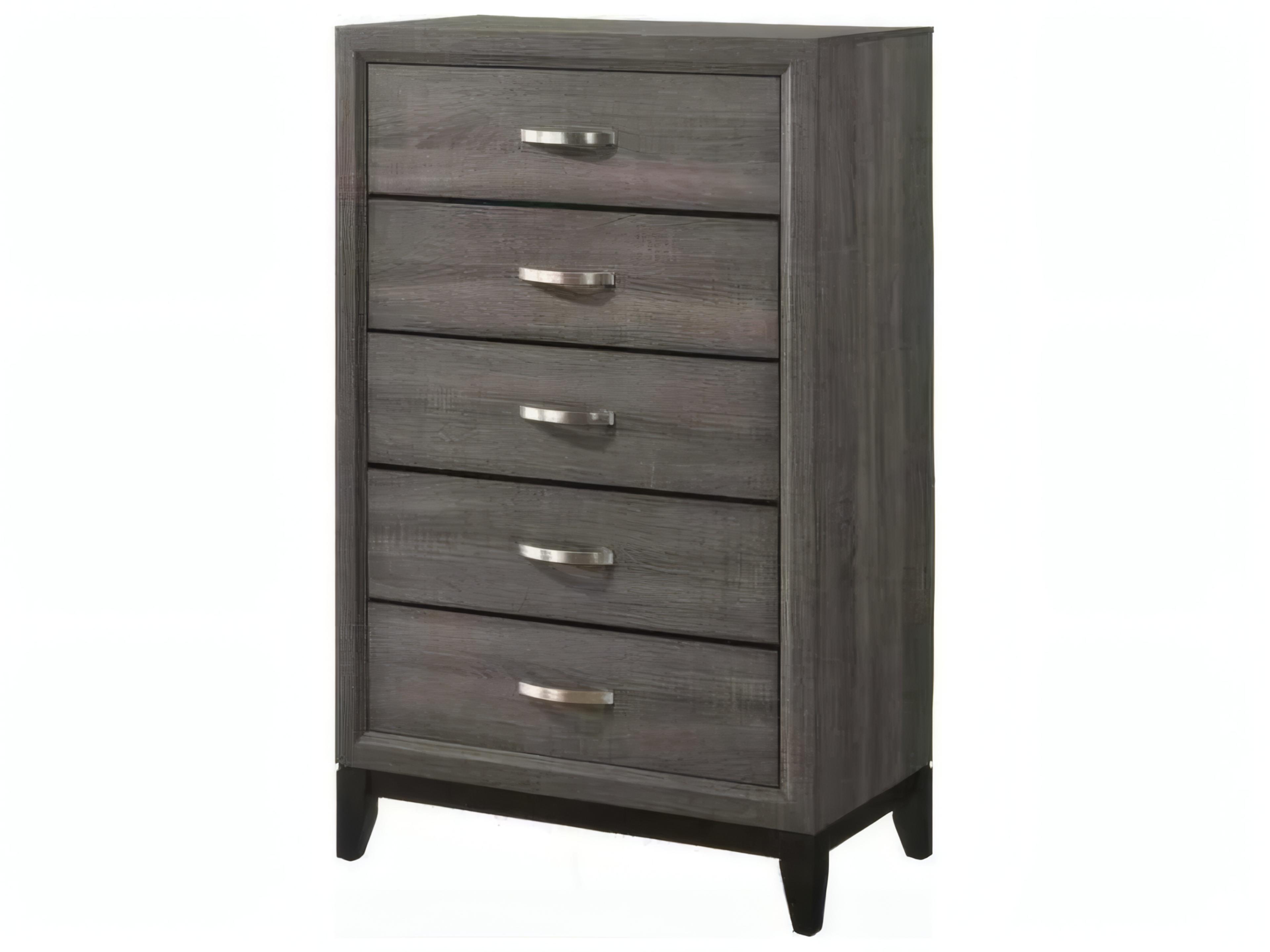 Valdemar Weathered Gray Plywood Accent Chest
