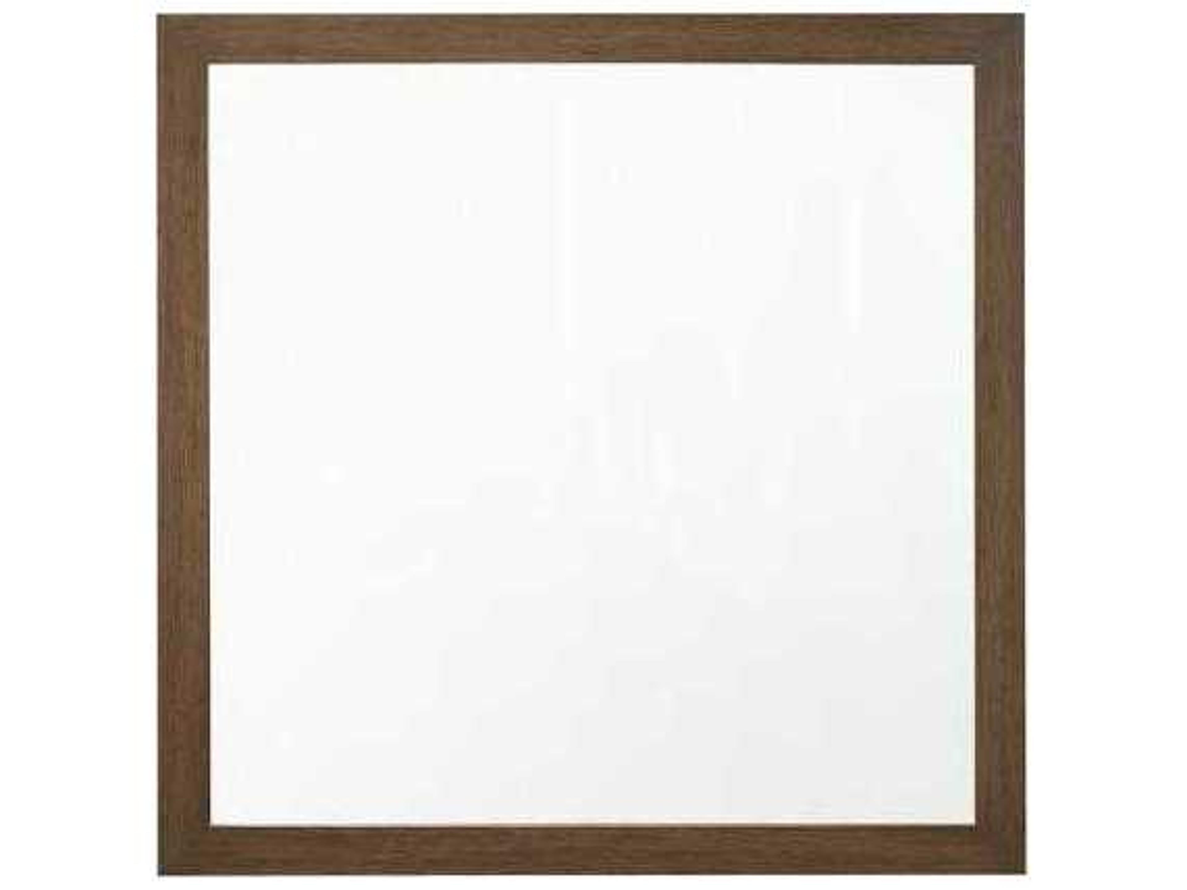 Miquell Oak Square Wall Mirror