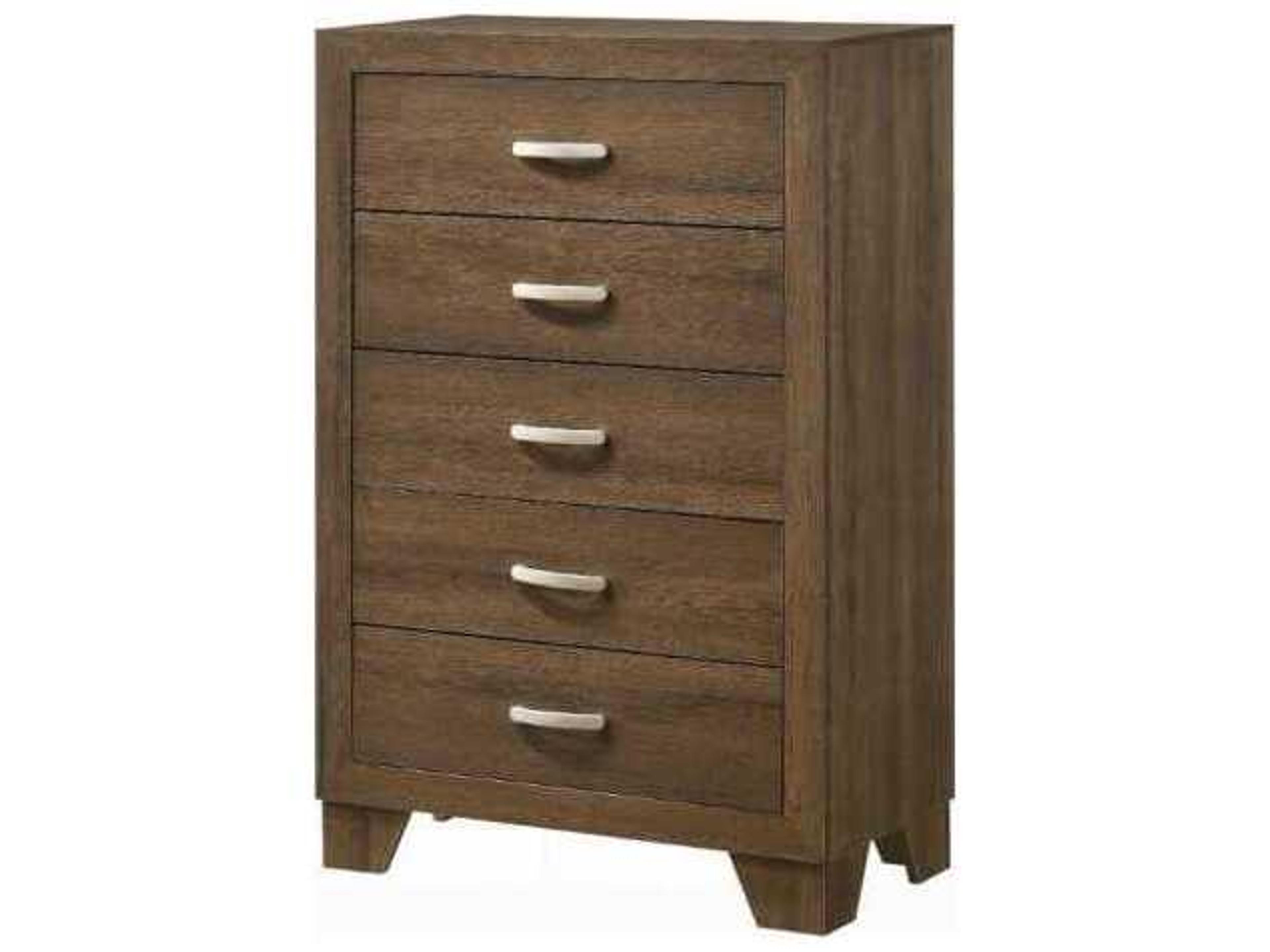 Miquell Oak Brown Wood Accent Chest