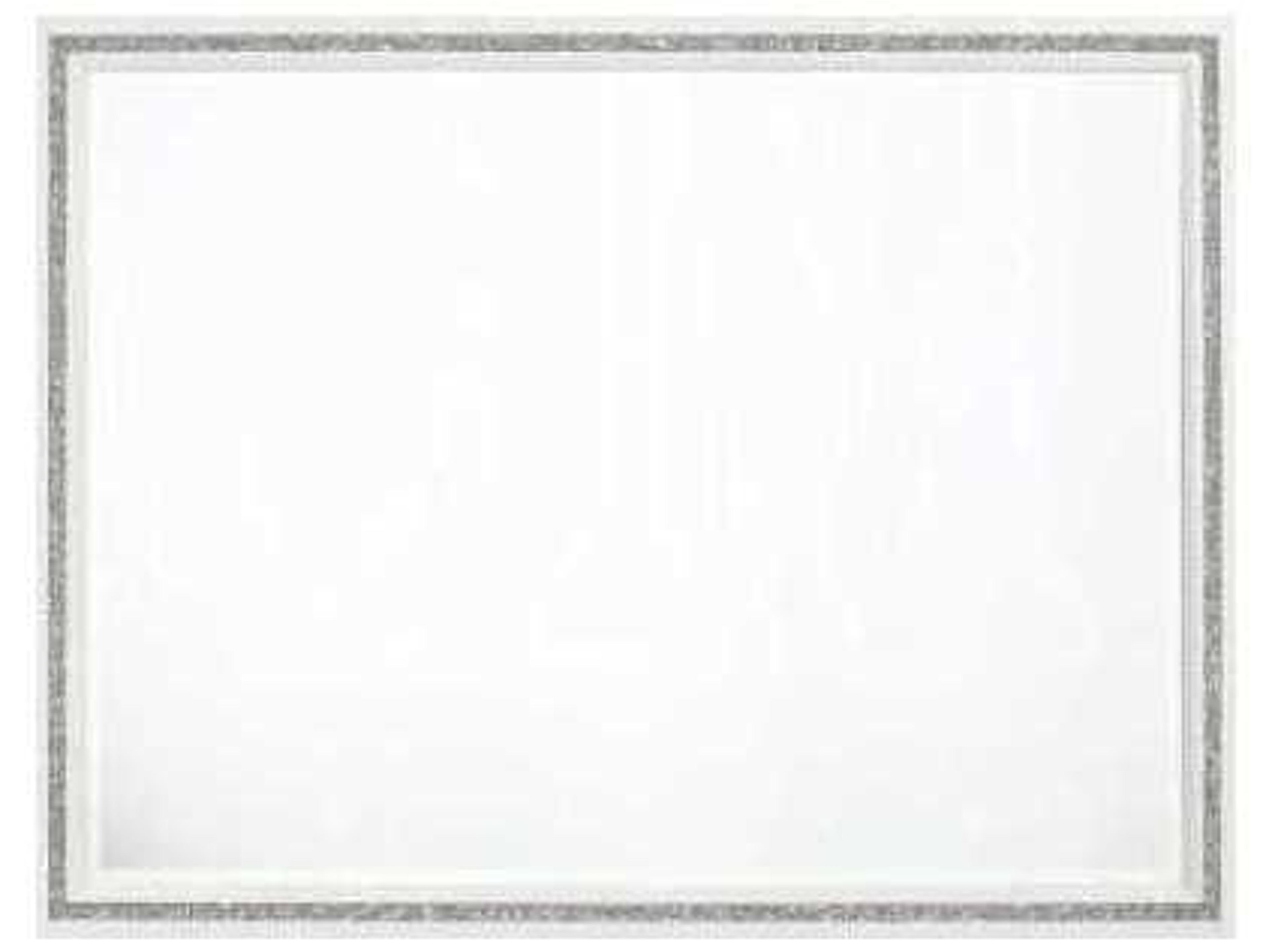 Haiden White Rectangular Wall Mirror