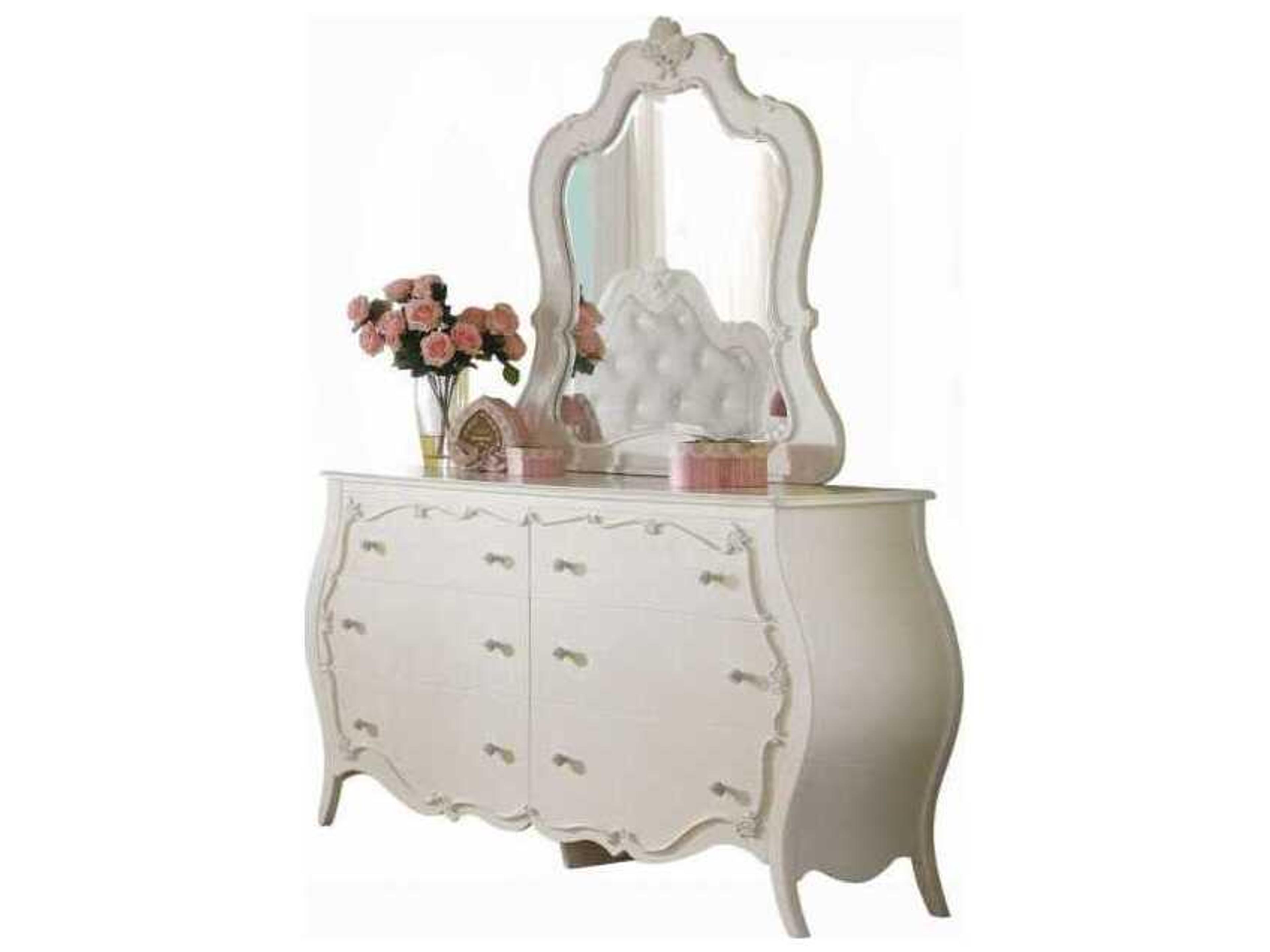 Acme Furniture Pearl White Dresser Mirror