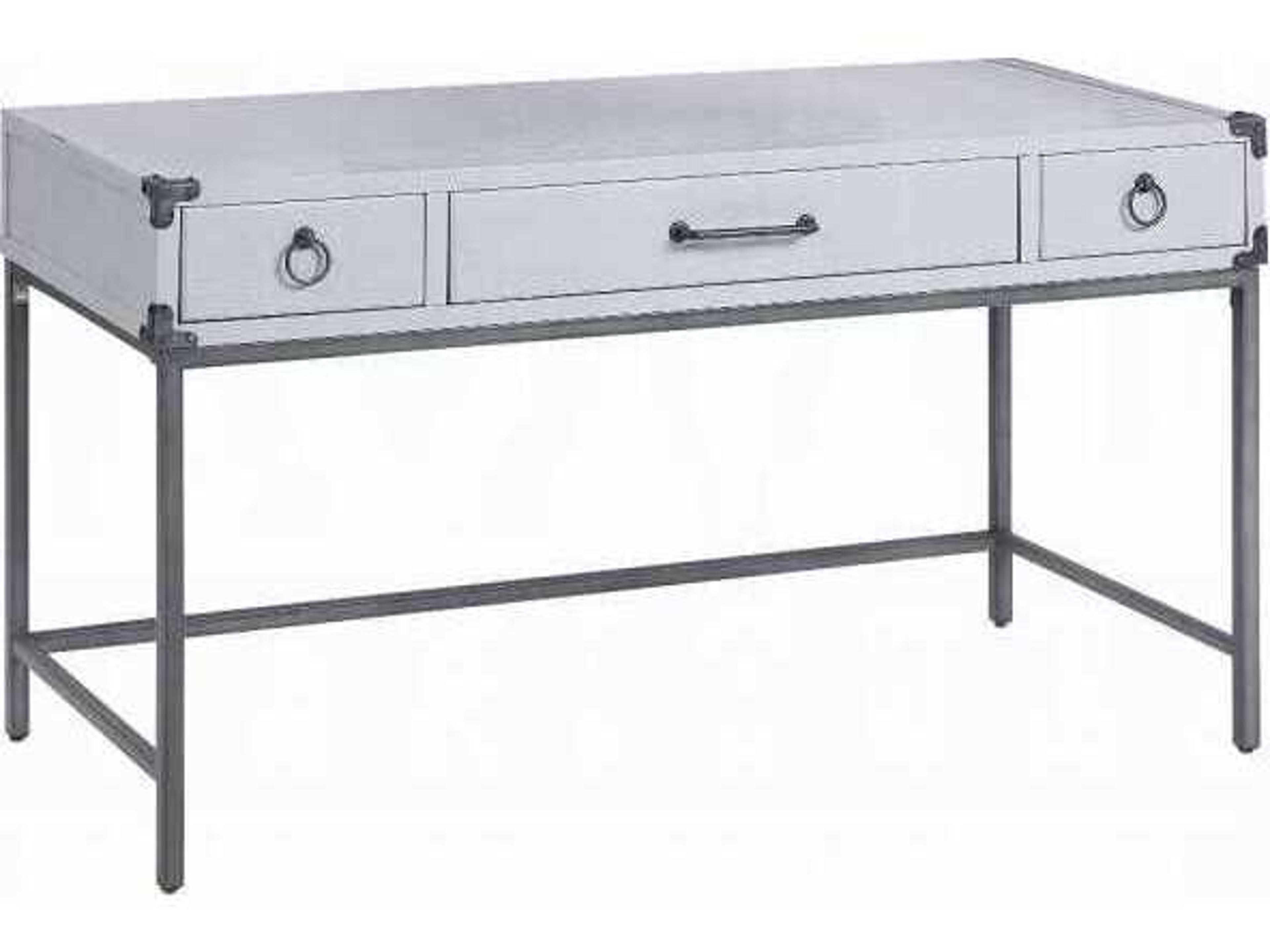Orchest Gray Pine Wood Writing Desk