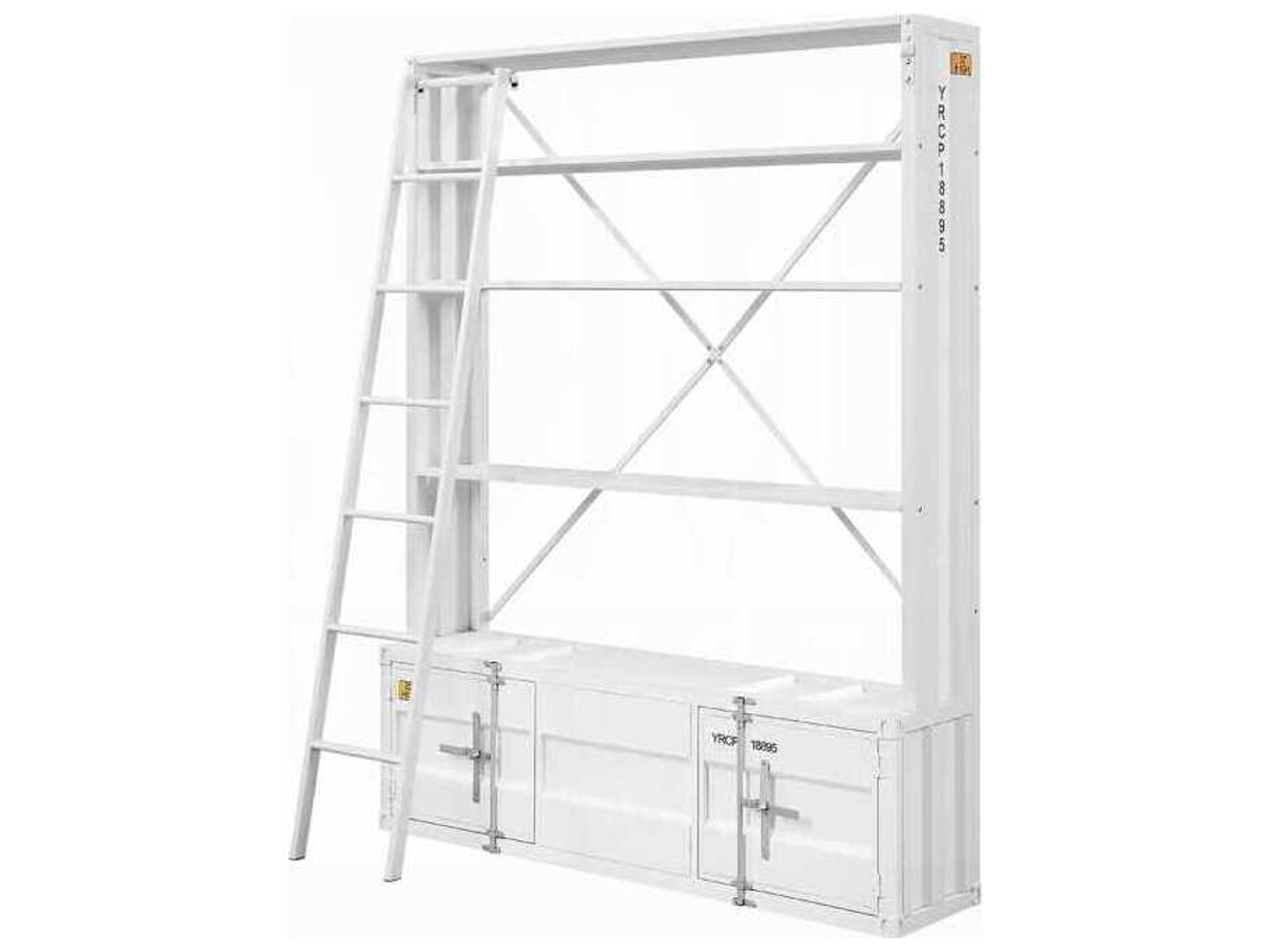 Cargo White Bookcase