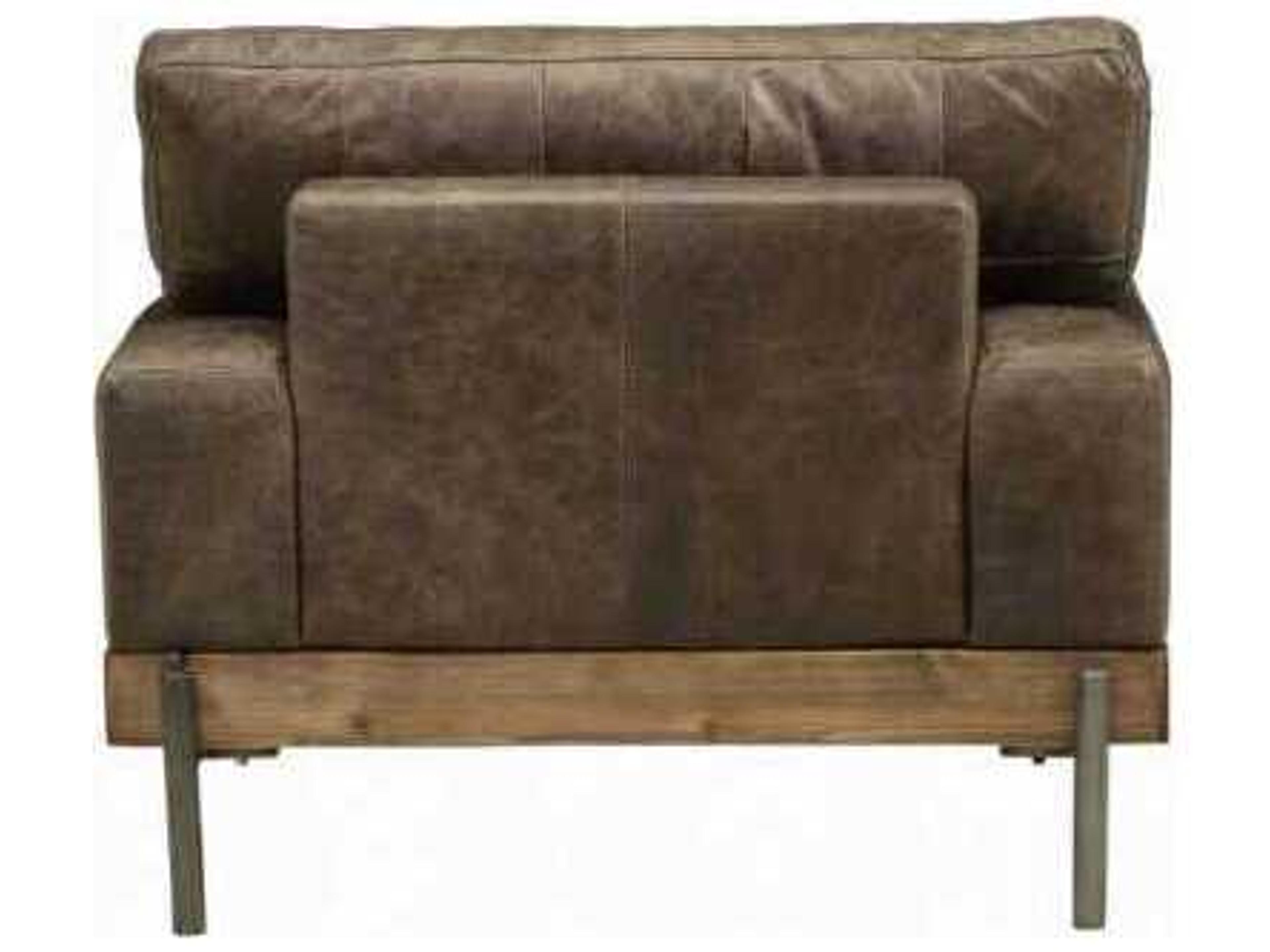 Acme Furniture Silchester Brown Leather Accent Chair