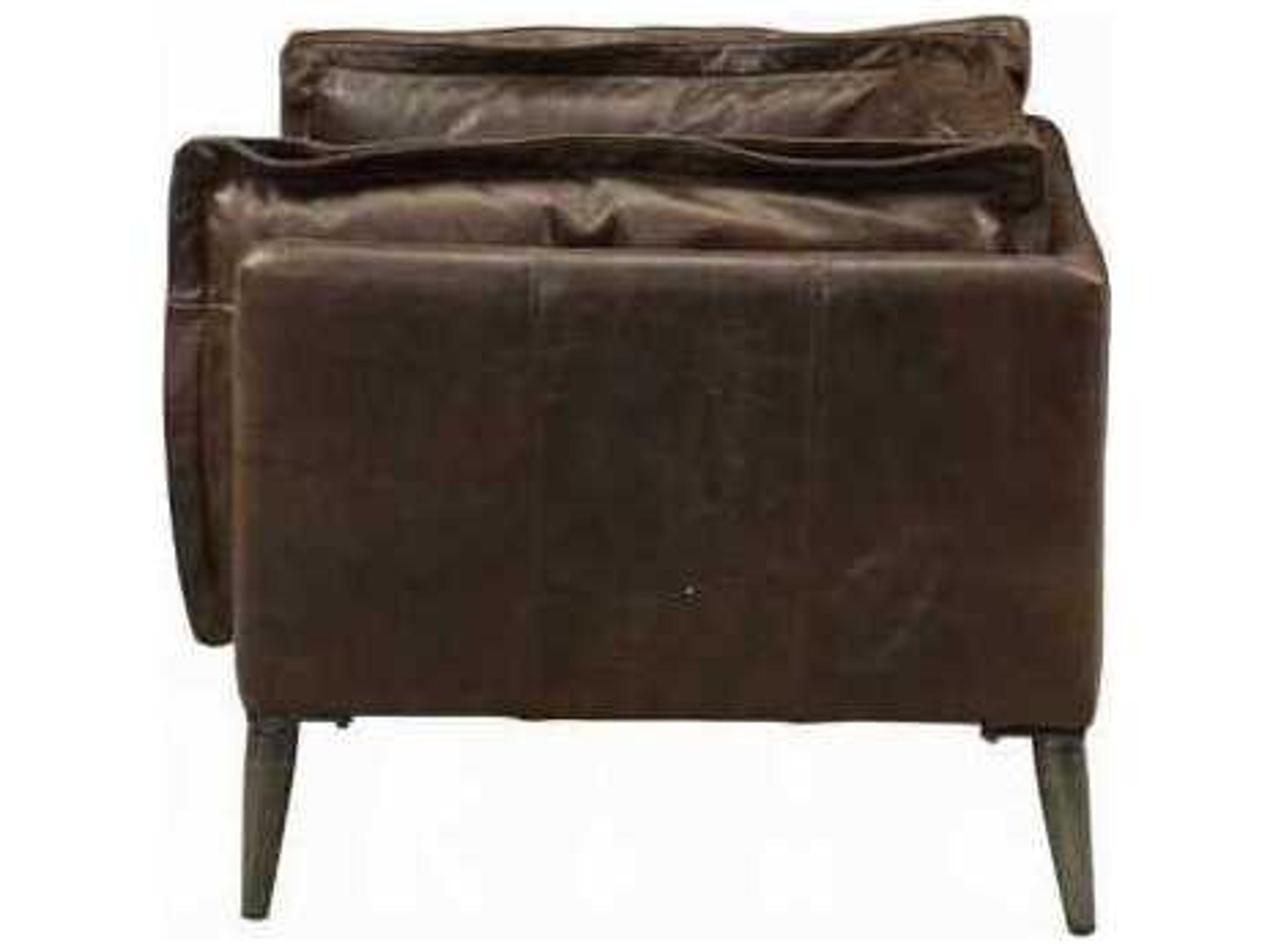 Acme Furniture Porchester Brown Leather Accent Chair