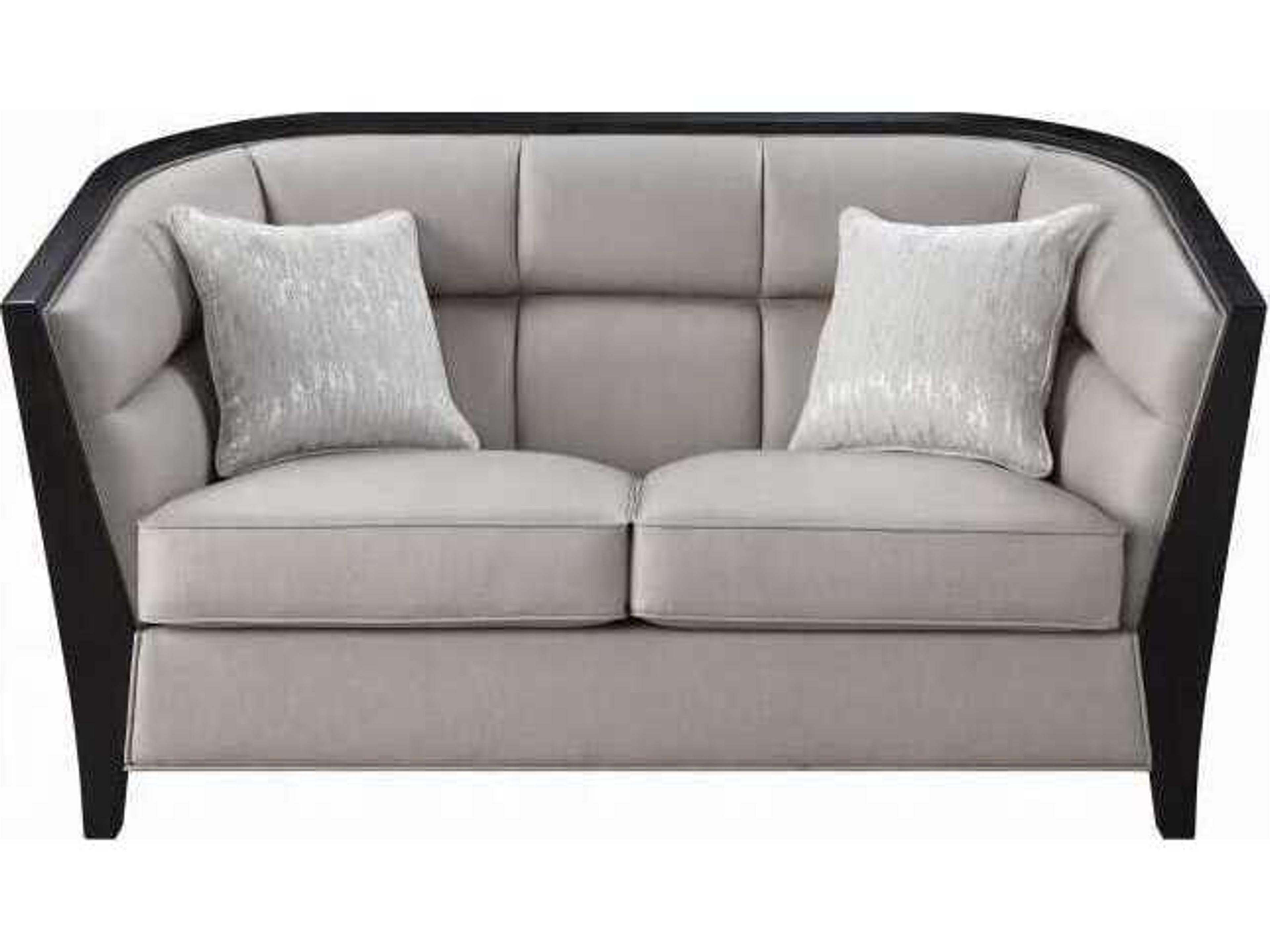 Acme Furniture Beige Fabric Upholstered Loveseat