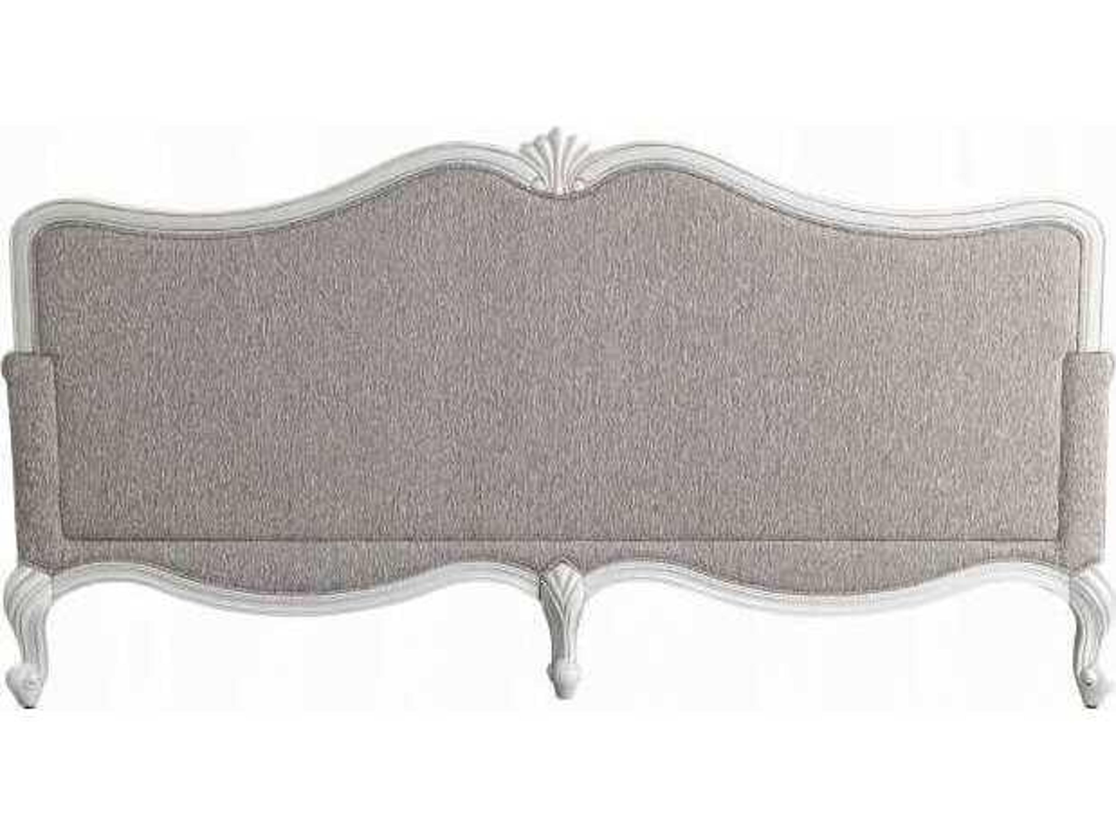 Acme Furniture Ciddrenar Fabric White Upholstered Sofa