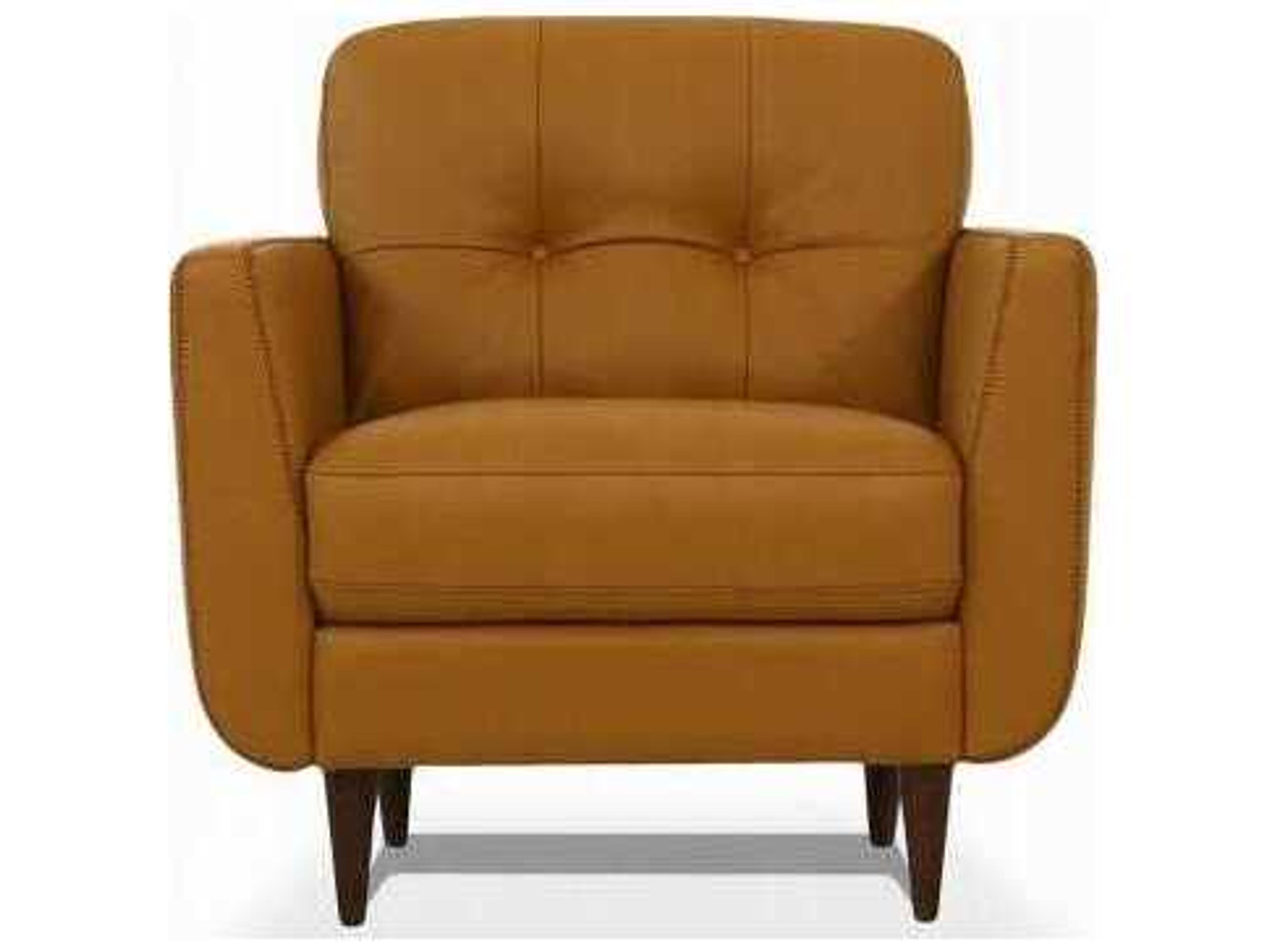 Acme Furniture Radwan Brown Leather Accent Chair