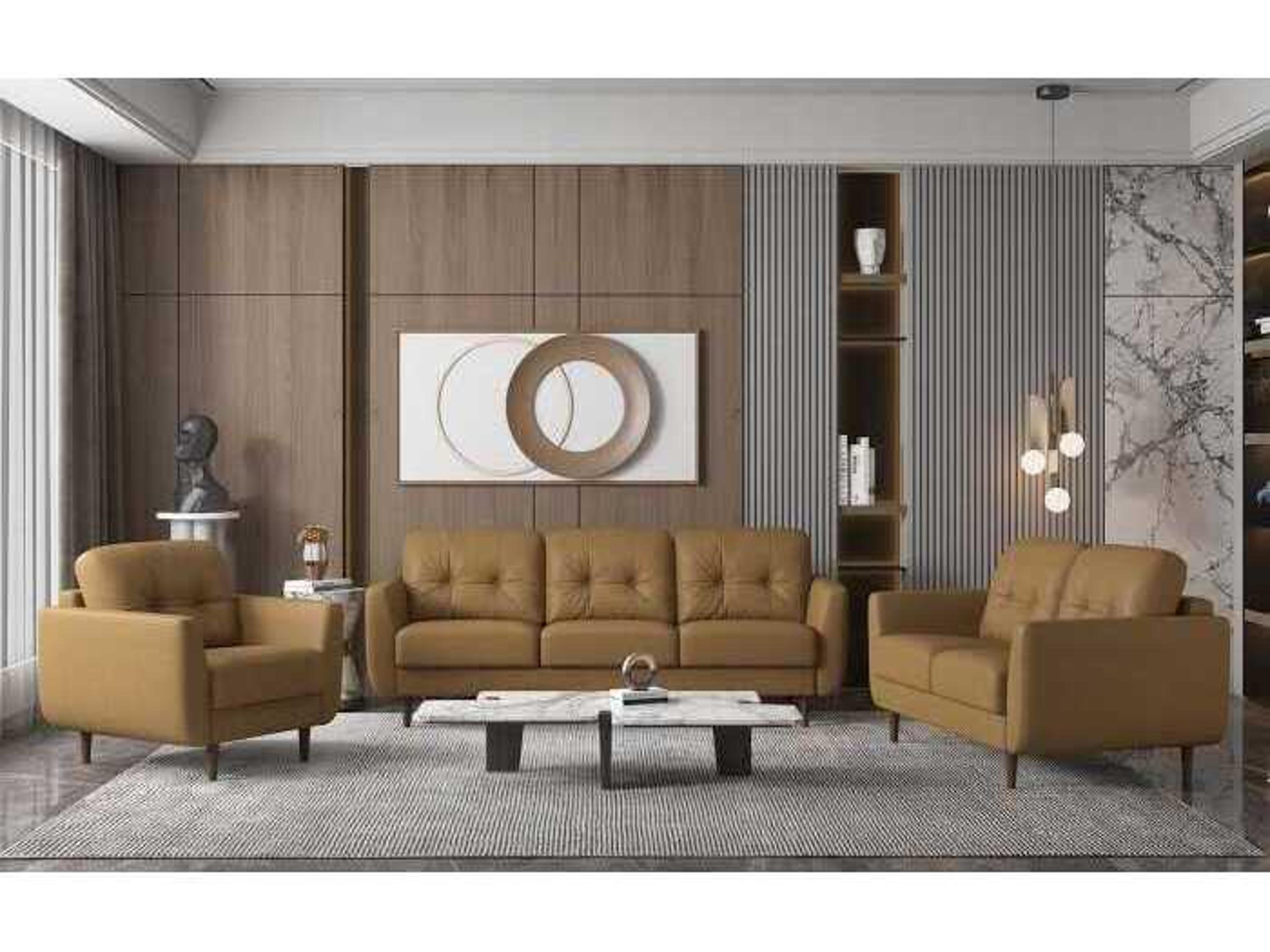 Acme Furniture Radwan Brown Leather Accent Chair