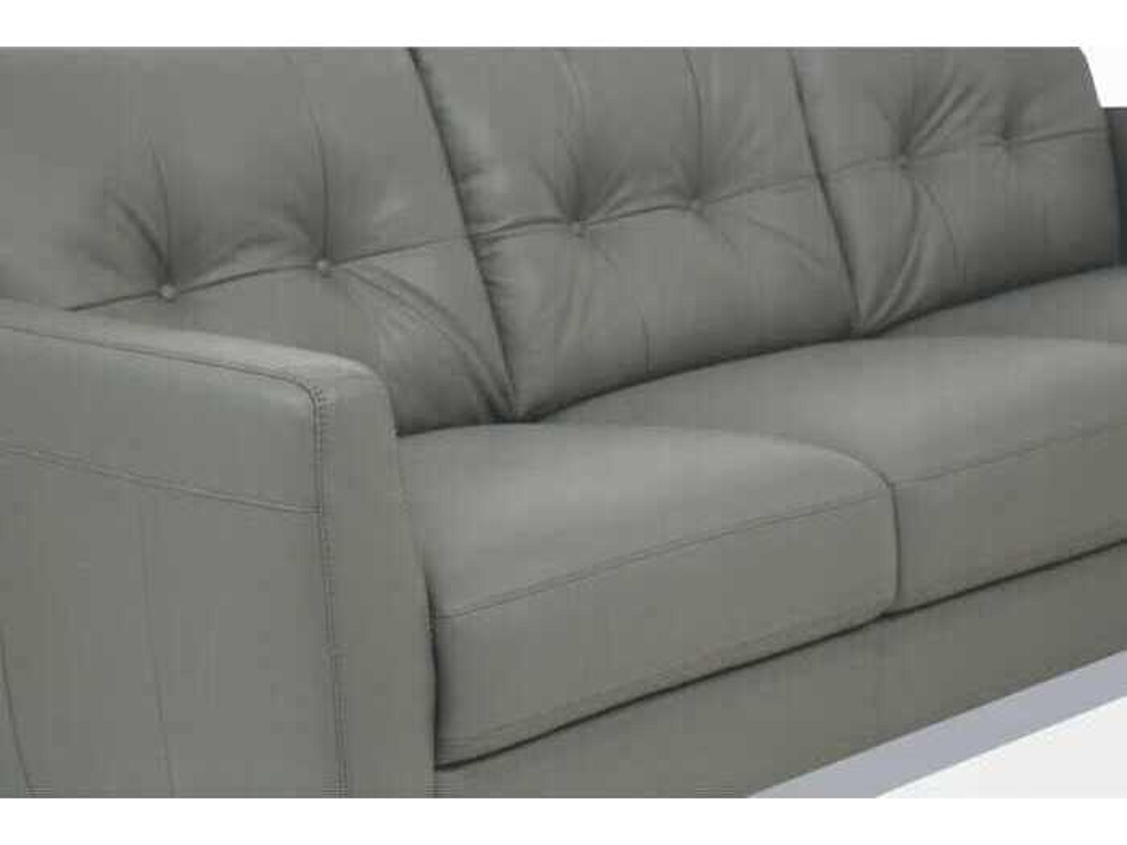 Acme Furniture Radwan Pesto Green Leather Sofa