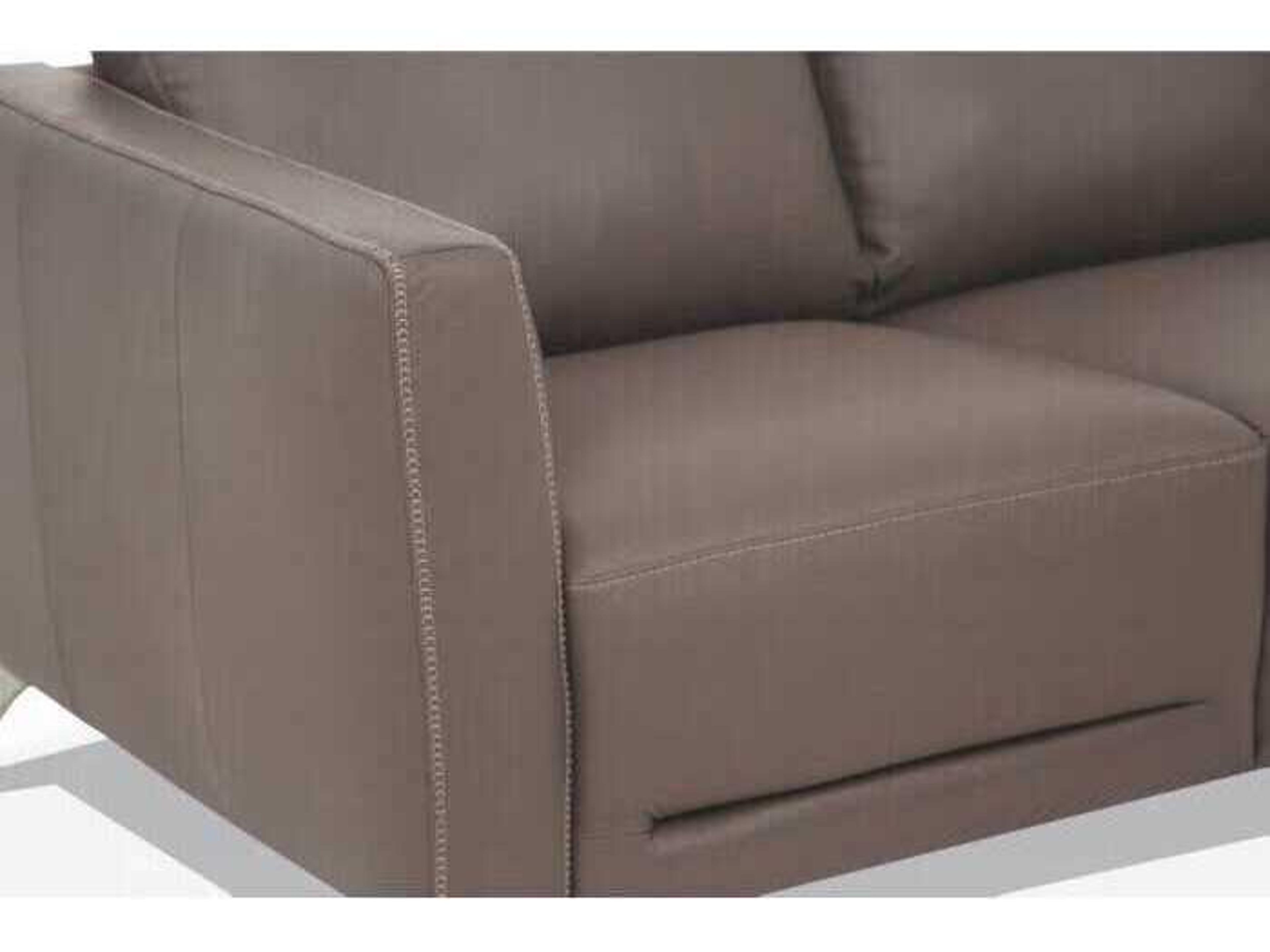 Acme Furniture Malaga Taupe Brown Leather Loveseat