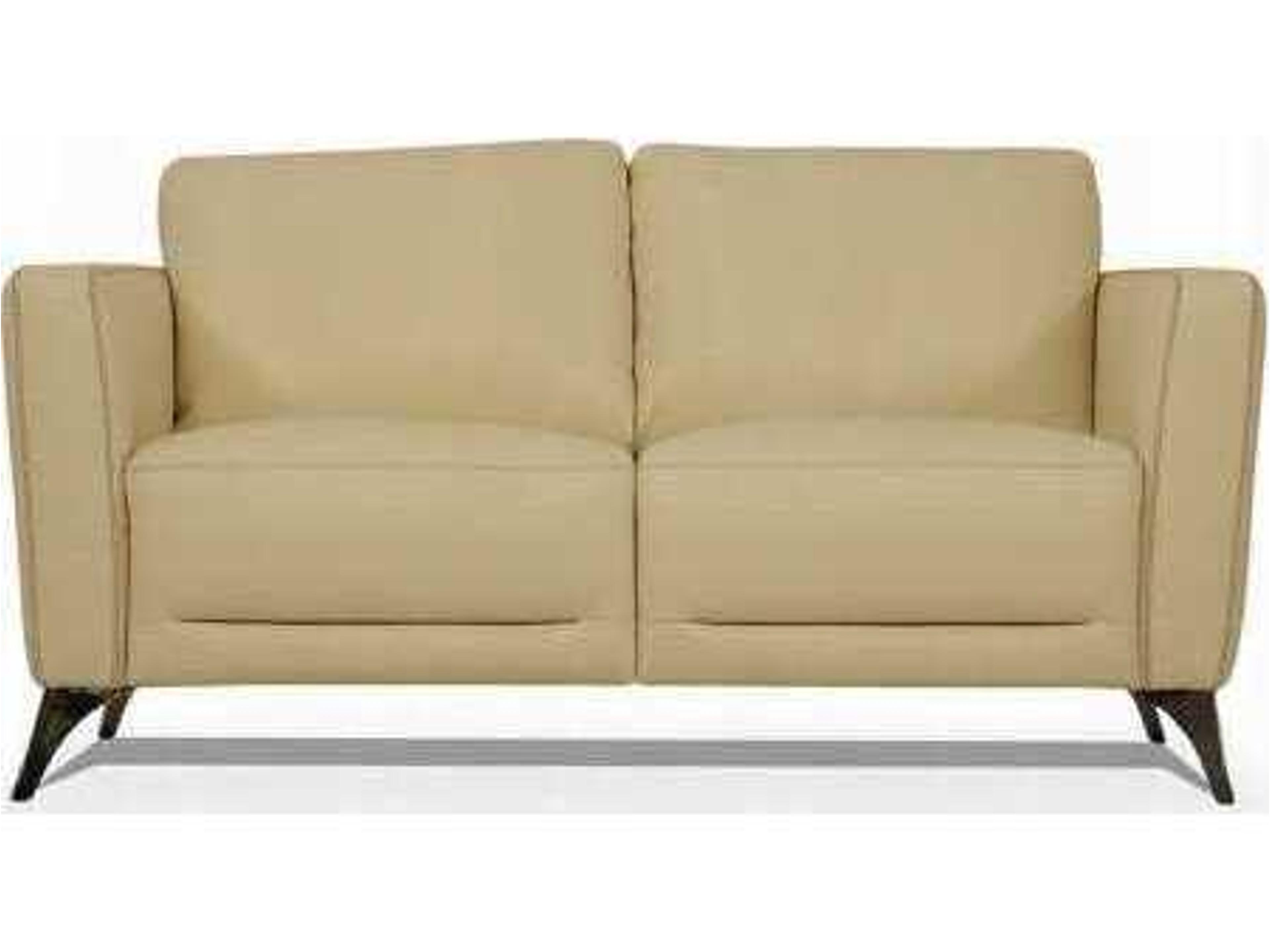 Acme Furniture Malaga Cream Leather Loveseat