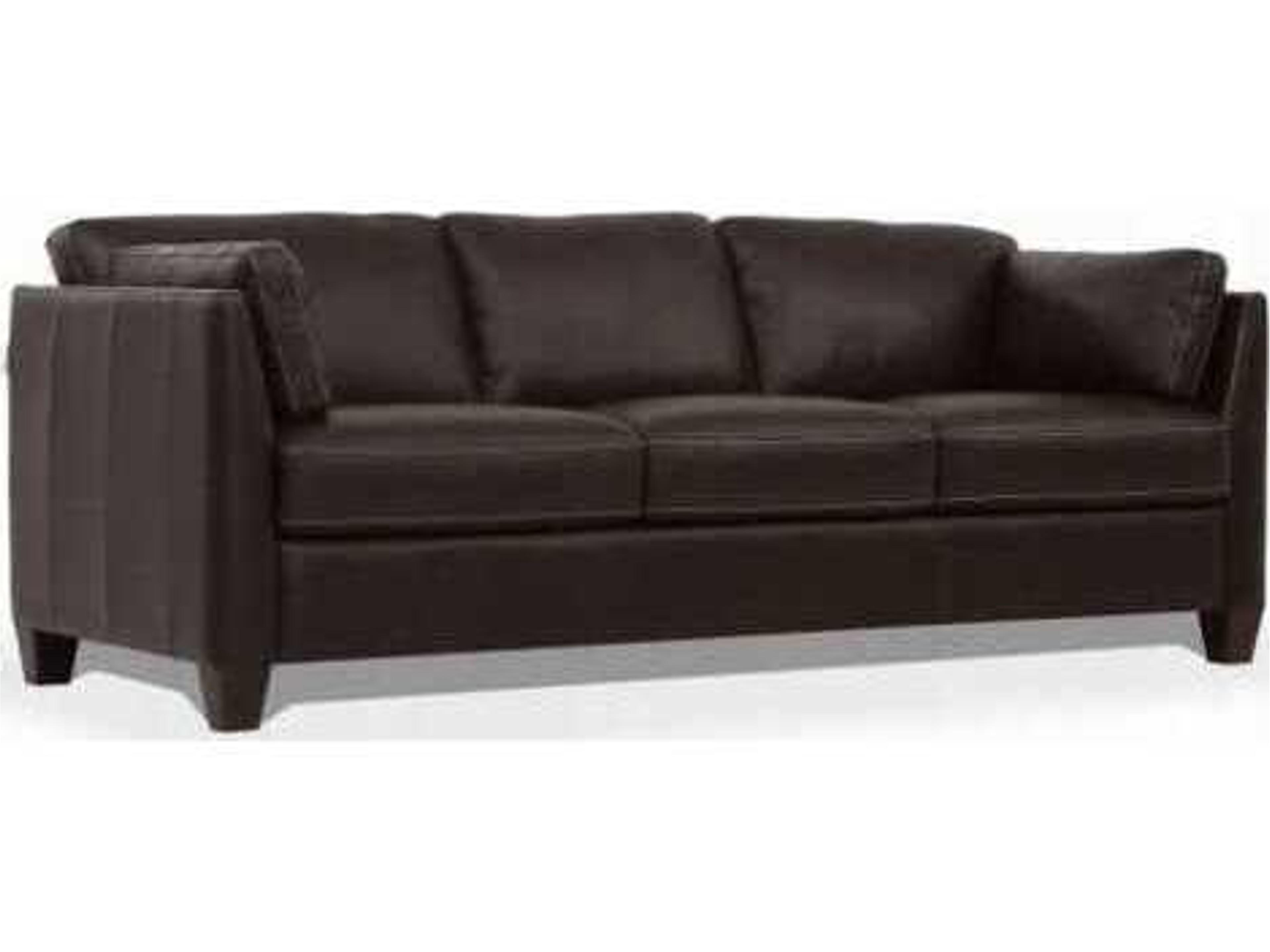 Matias Chocolate Brown Leather Sofa