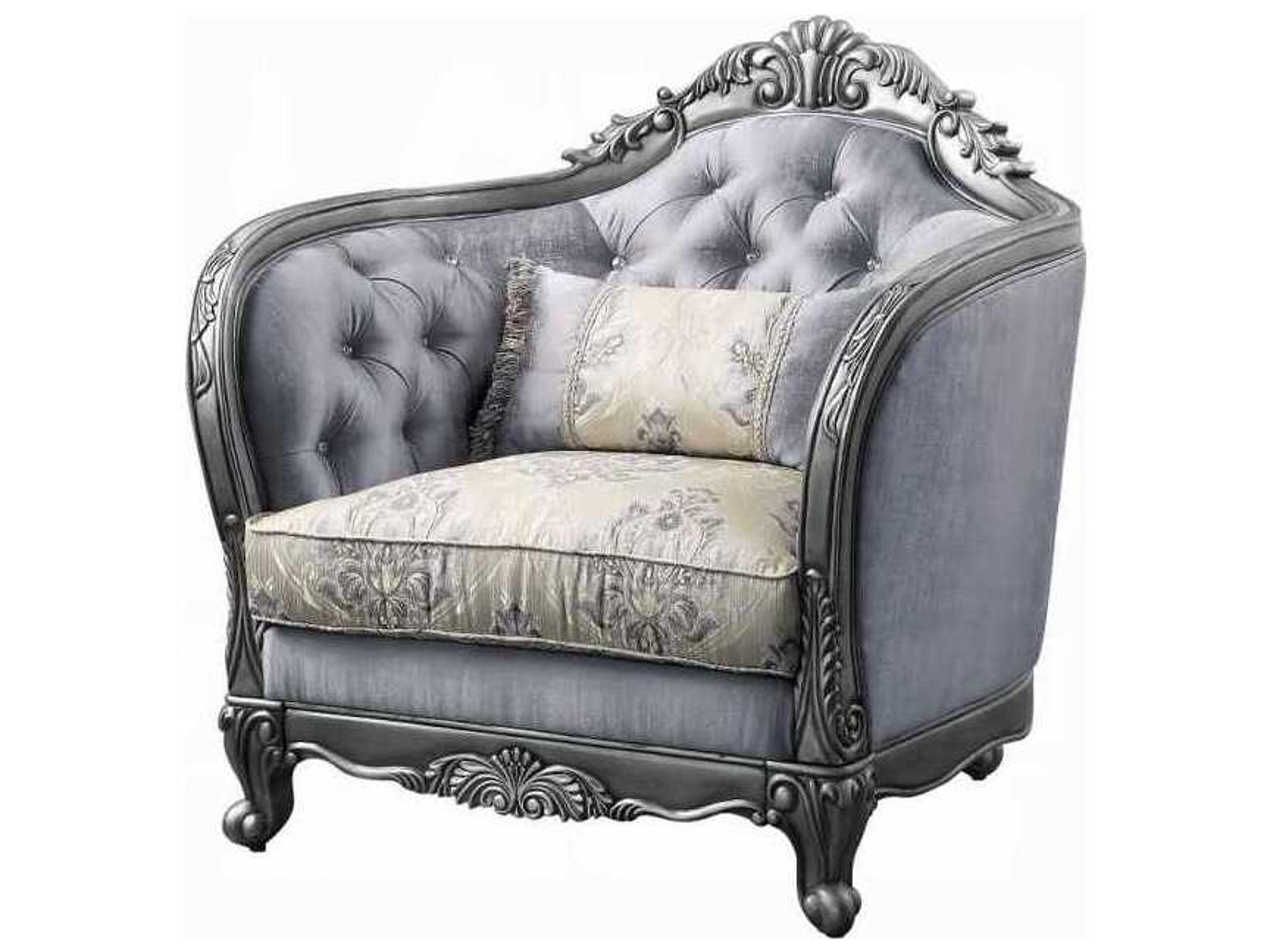 Ariadne Gray Accent Chair