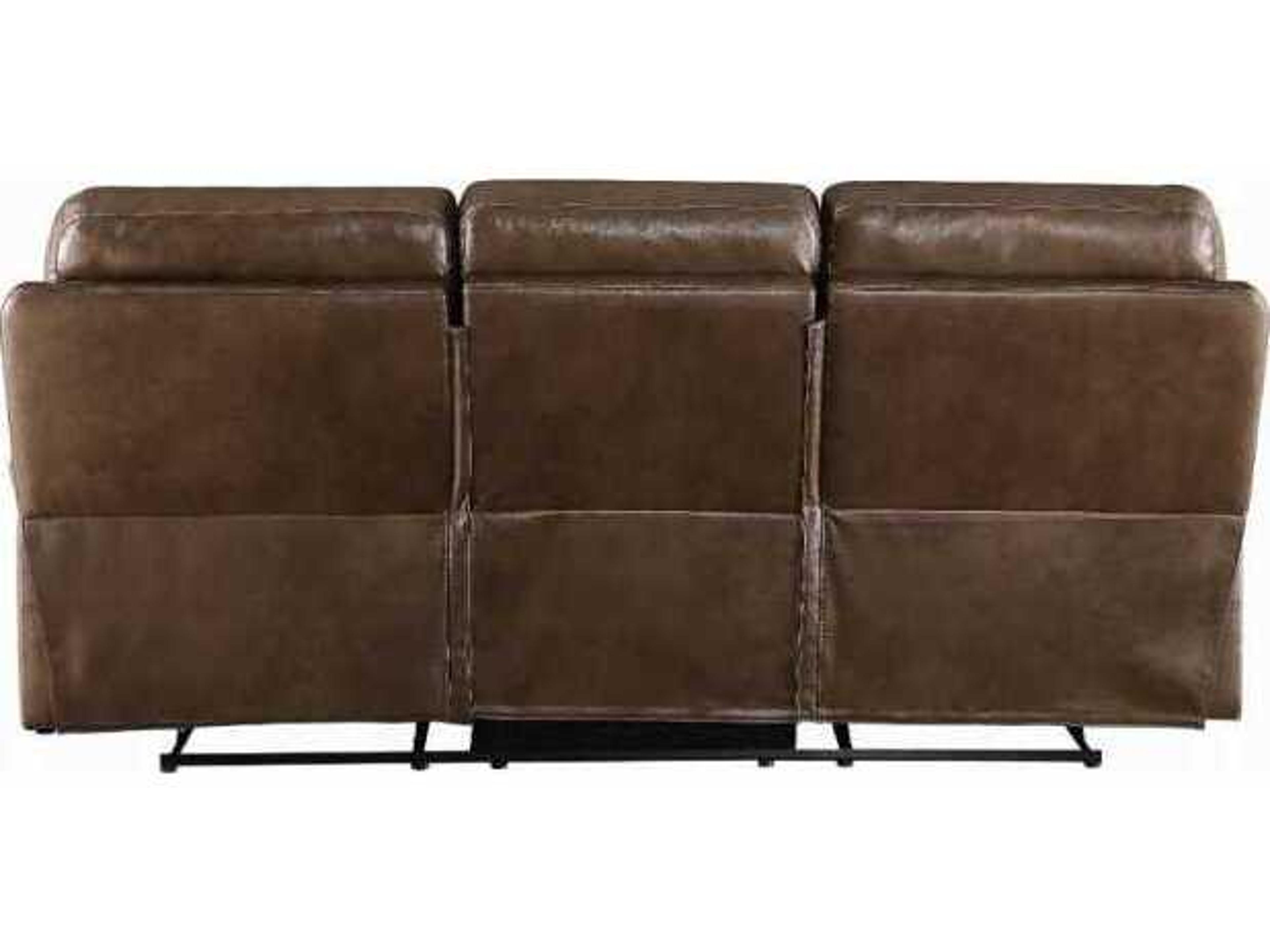 Acme Furniture Aashi Brown Faux Leather Sofa