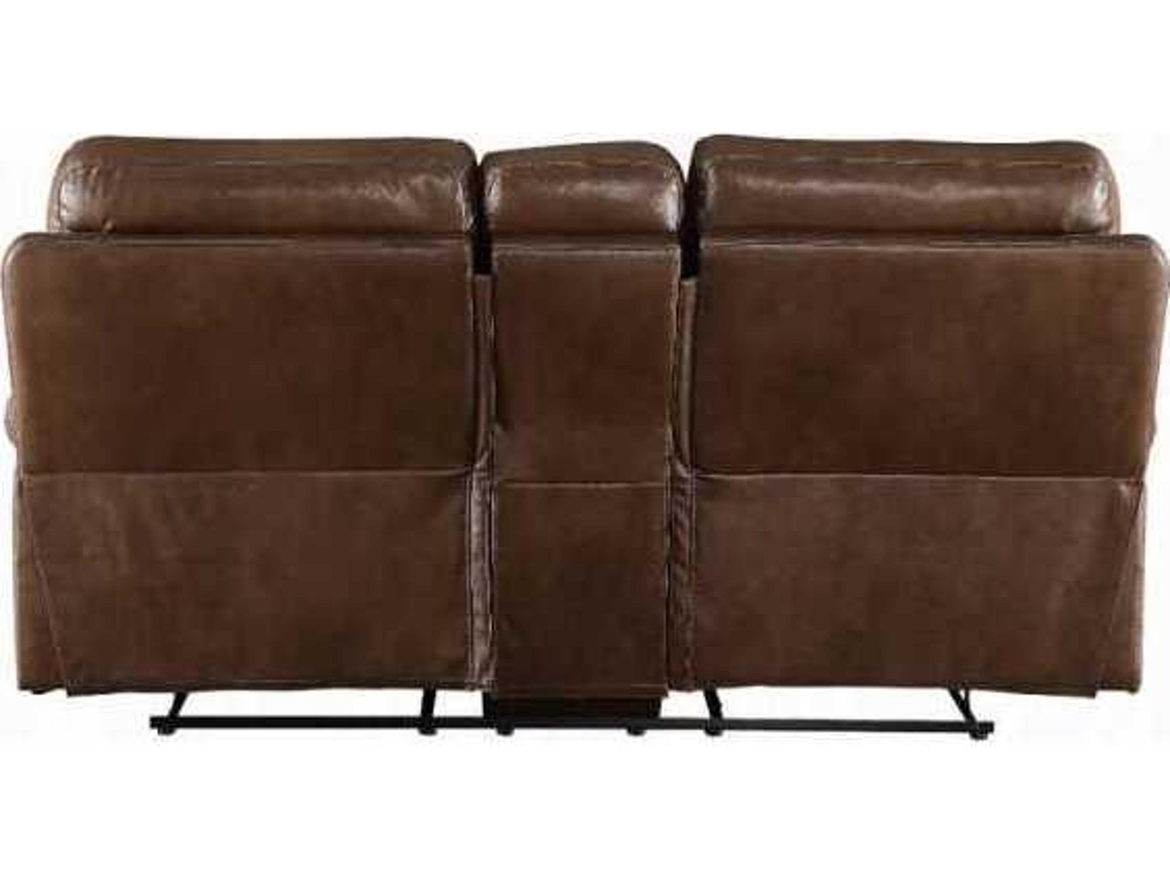 Acme Furniture Aashi Brown Faux Leather Loveseat