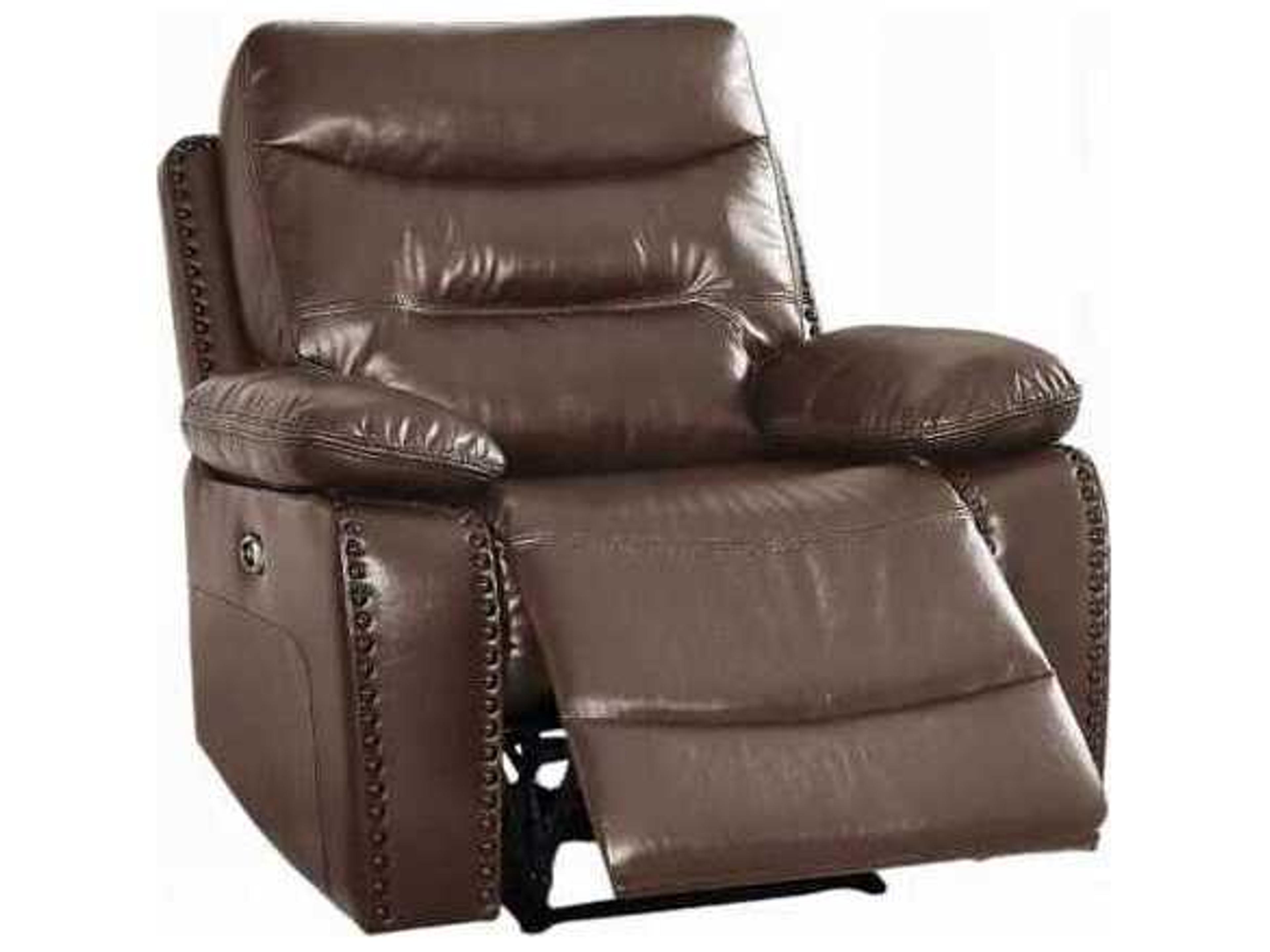 Acme Furniture Aashi Brown Faux Leather Recliner