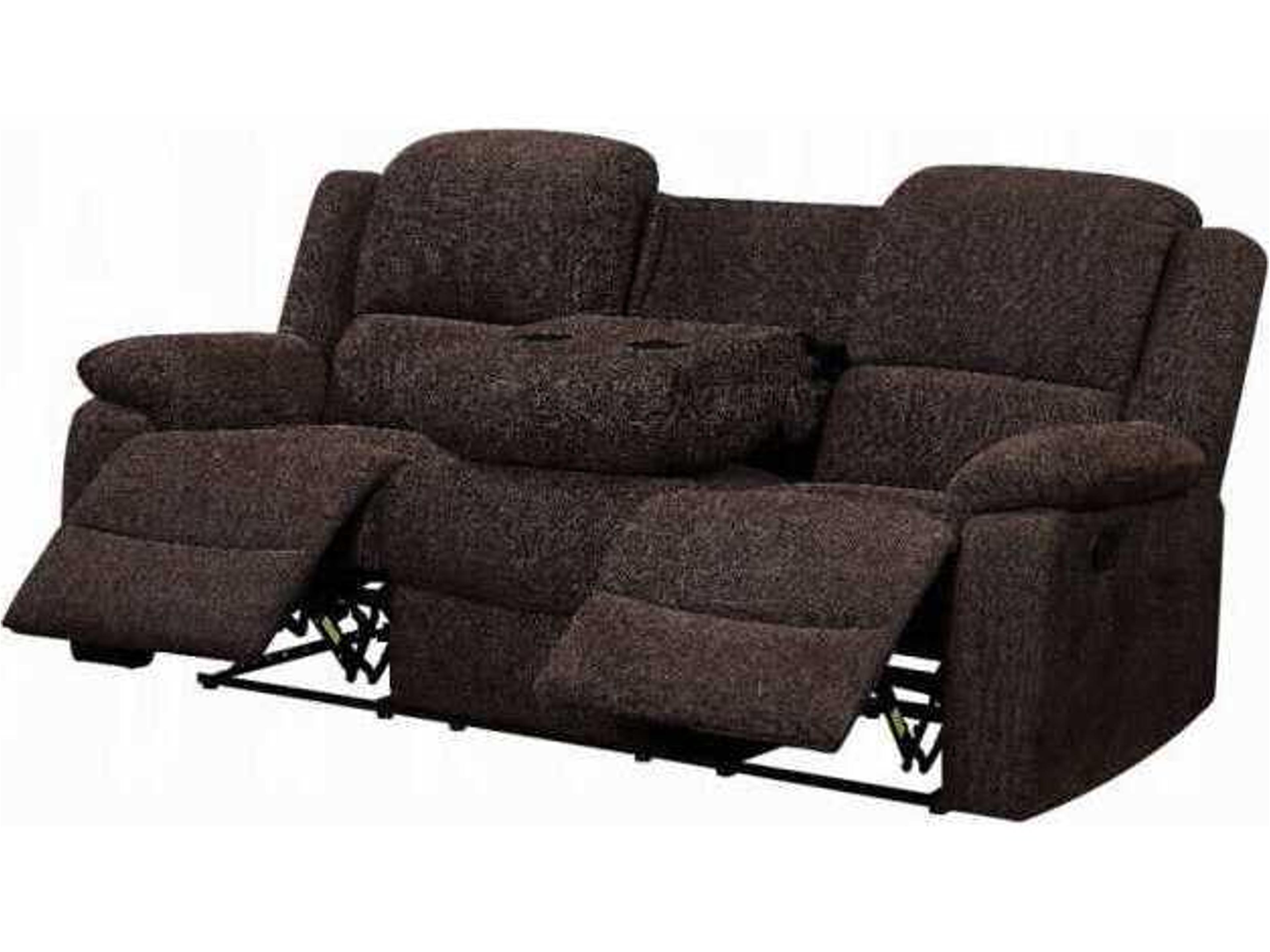 Acme Furniture Madden Brown Chenille Upholstered Sofa