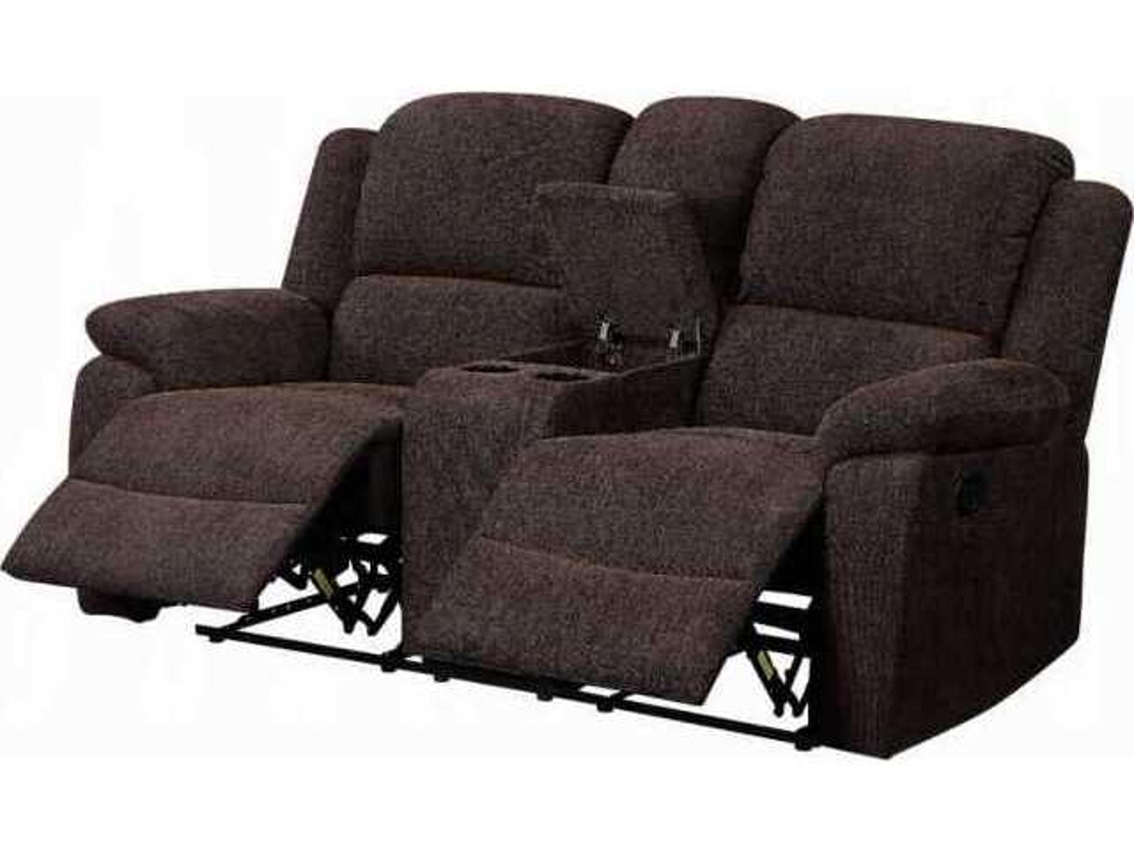 Acme Furniture Madden Brown Chenille Upholstered Loveseat