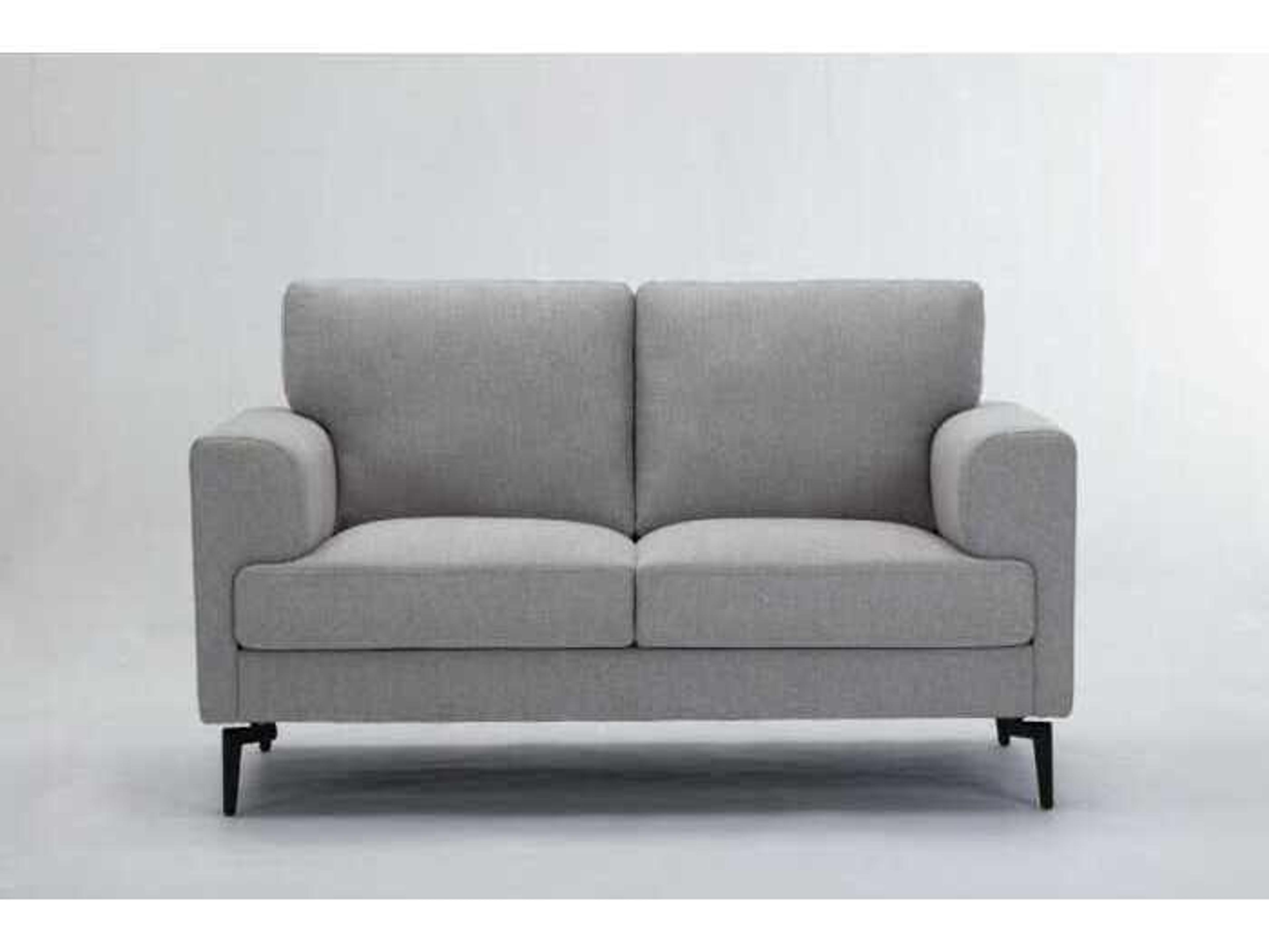 Acme Furniture Kyrene Light Gray Linen Upholstered Loveseat