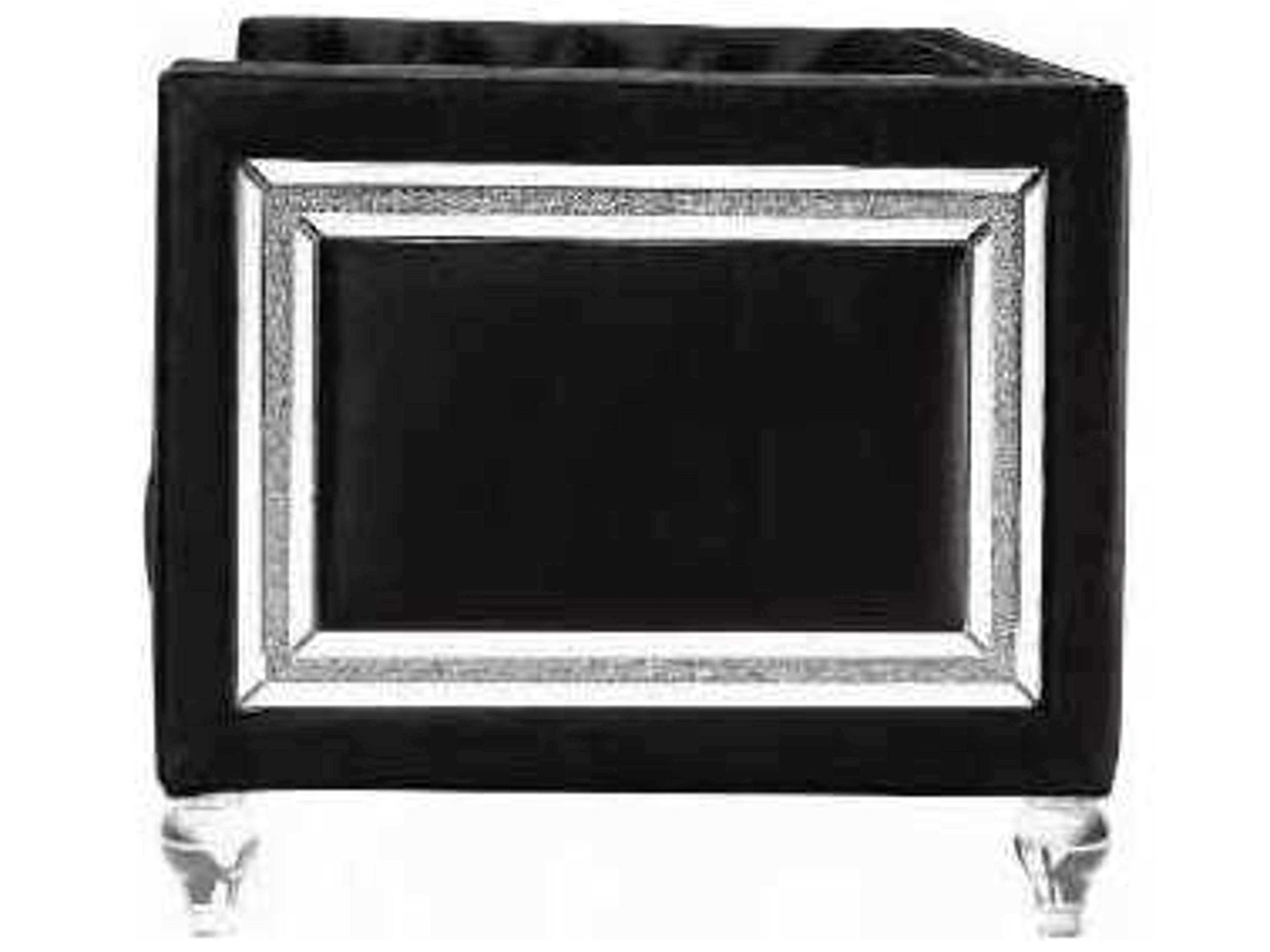 Acme Furniture Heibero Black Velvet Accent Chair