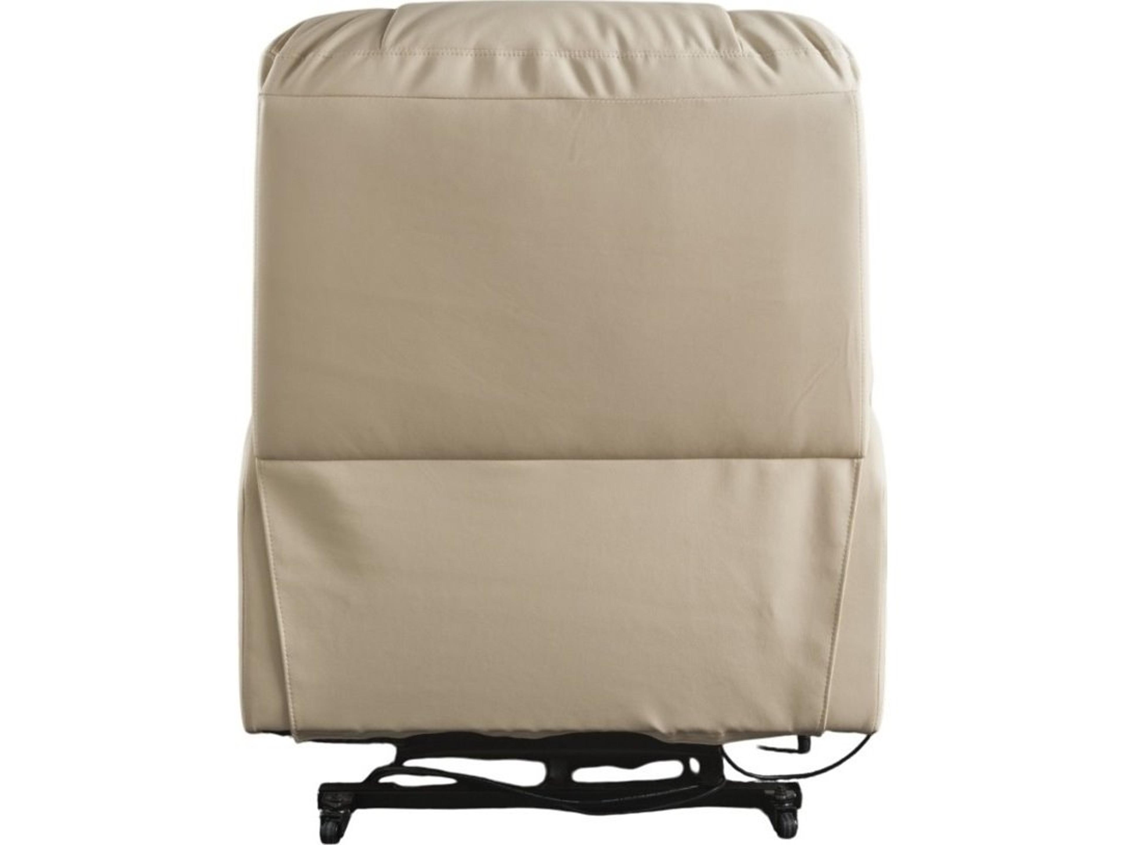 Acme Furniture Ixora Beige Synthetic Leather Faux Recliner