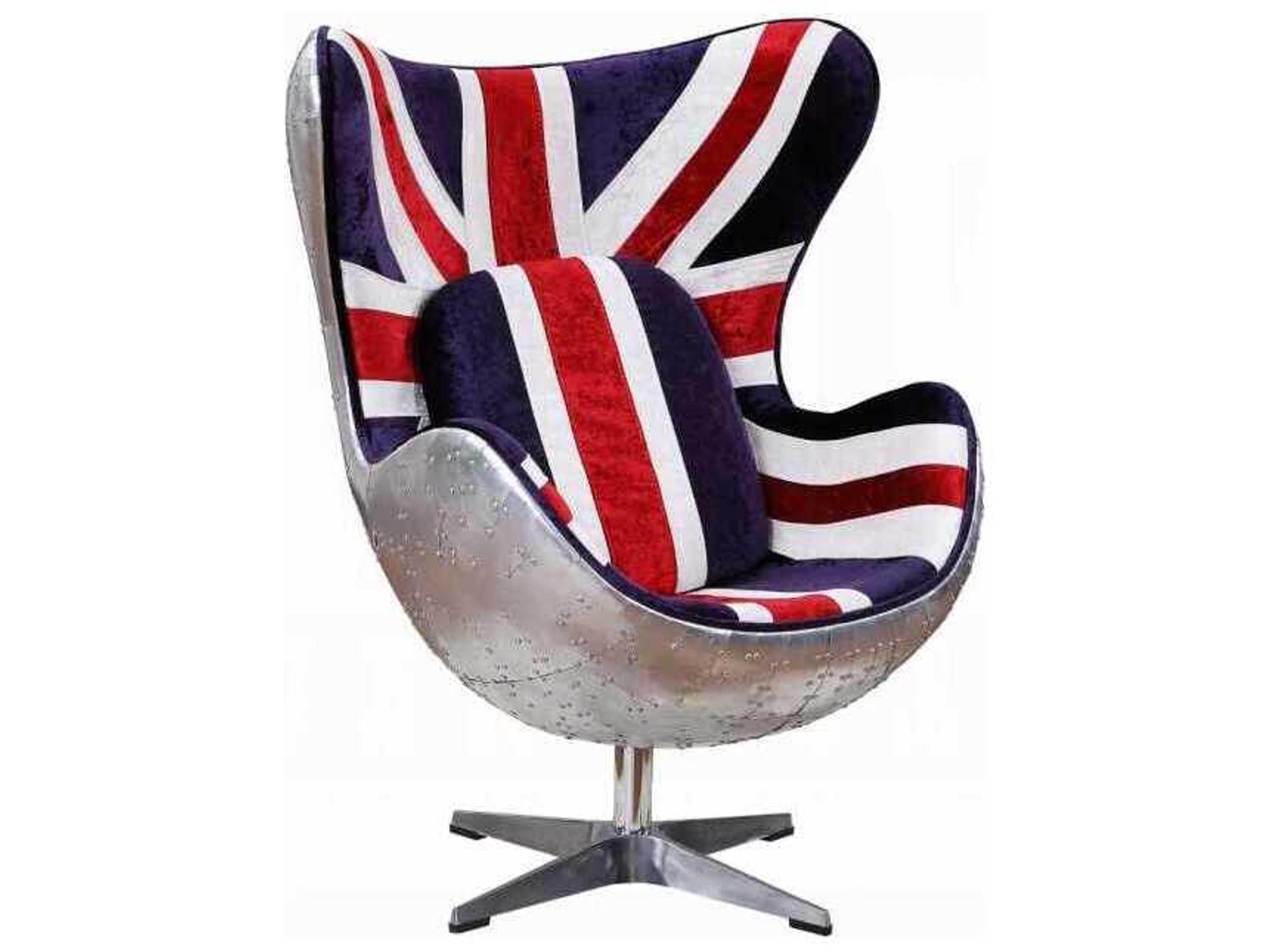 Brancaster Swivel Silver Accent Chair