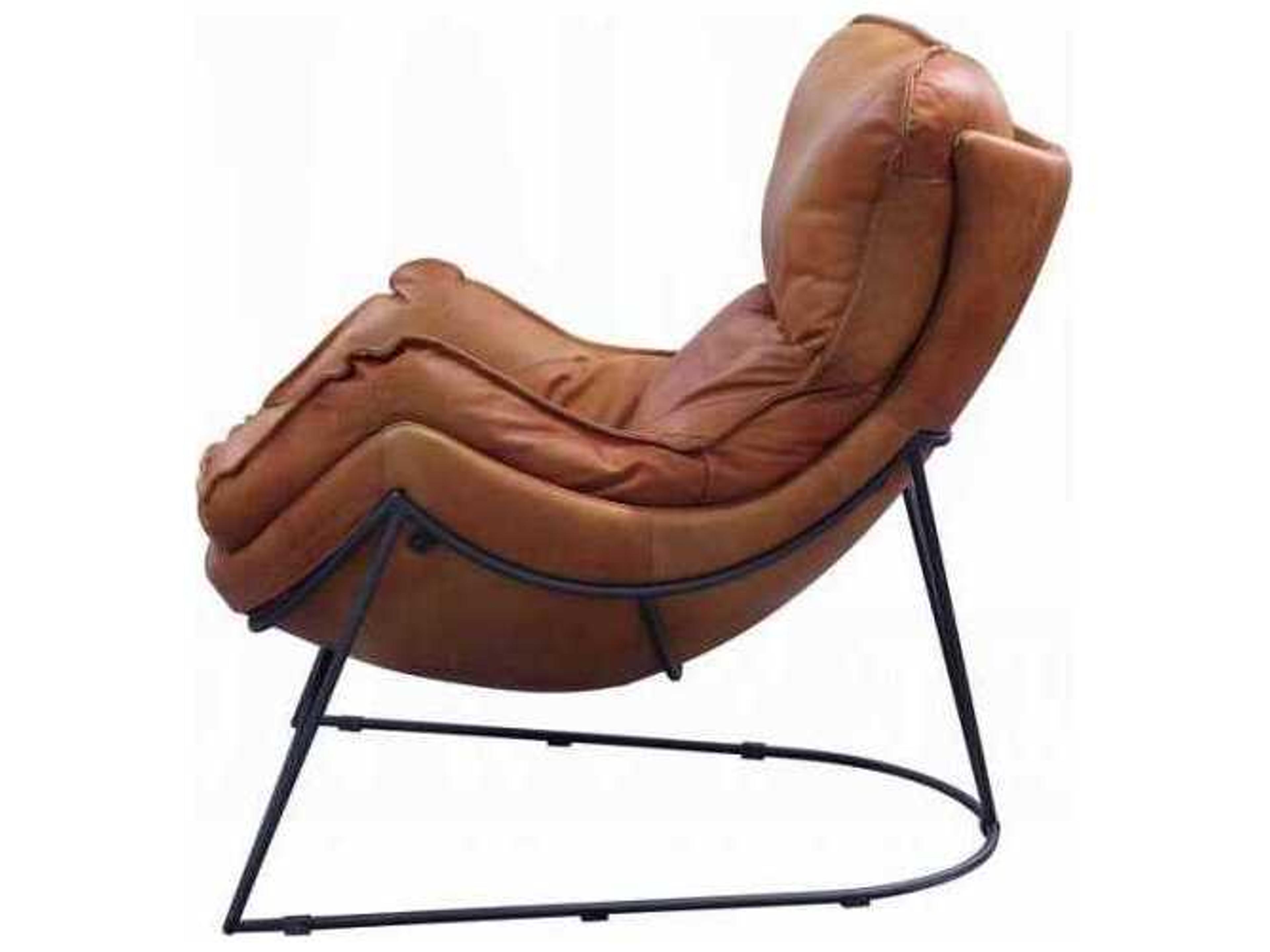 Acme Furniture Brown Leather Accent Chair