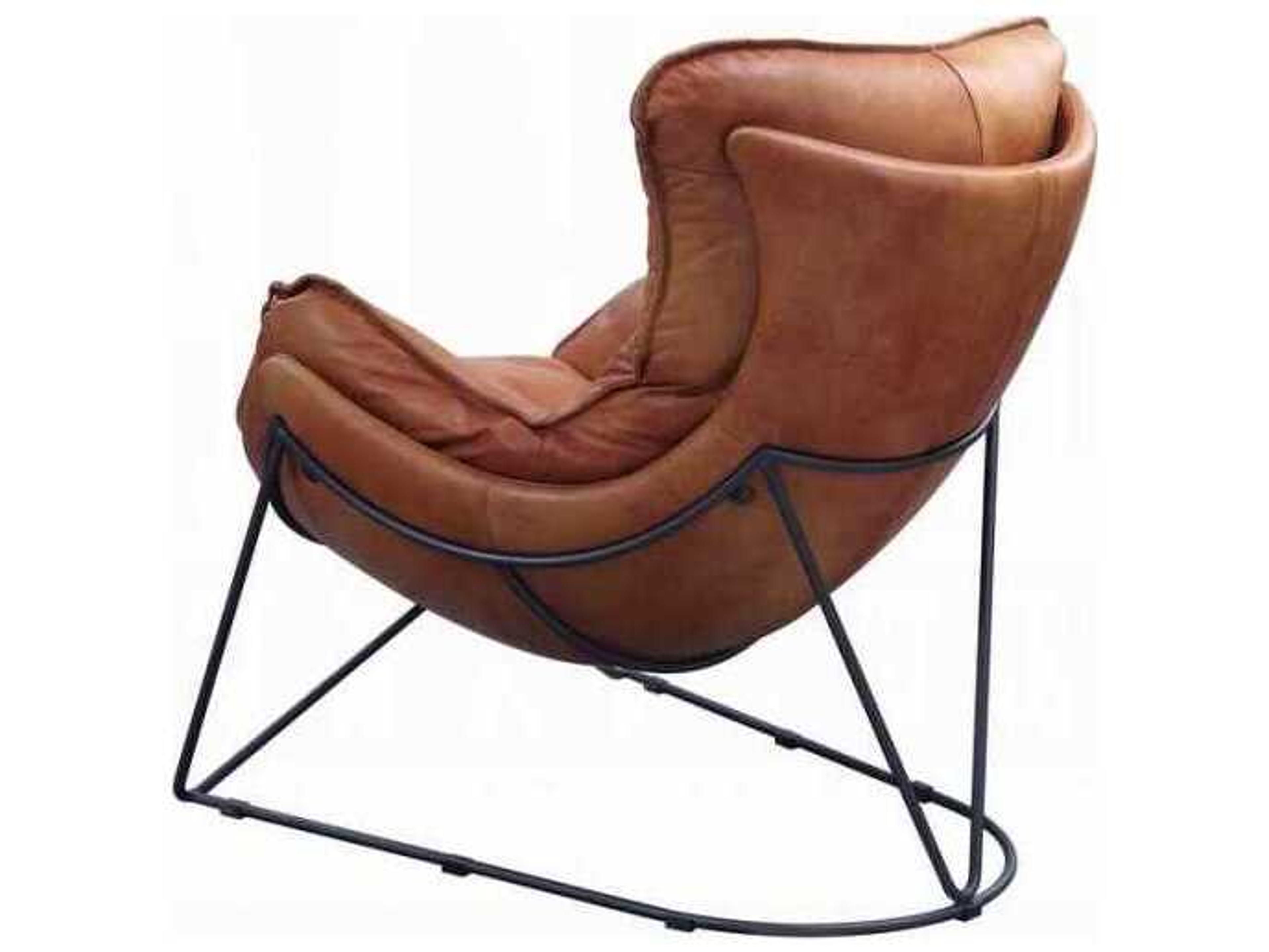 Acme Furniture Brown Leather Accent Chair