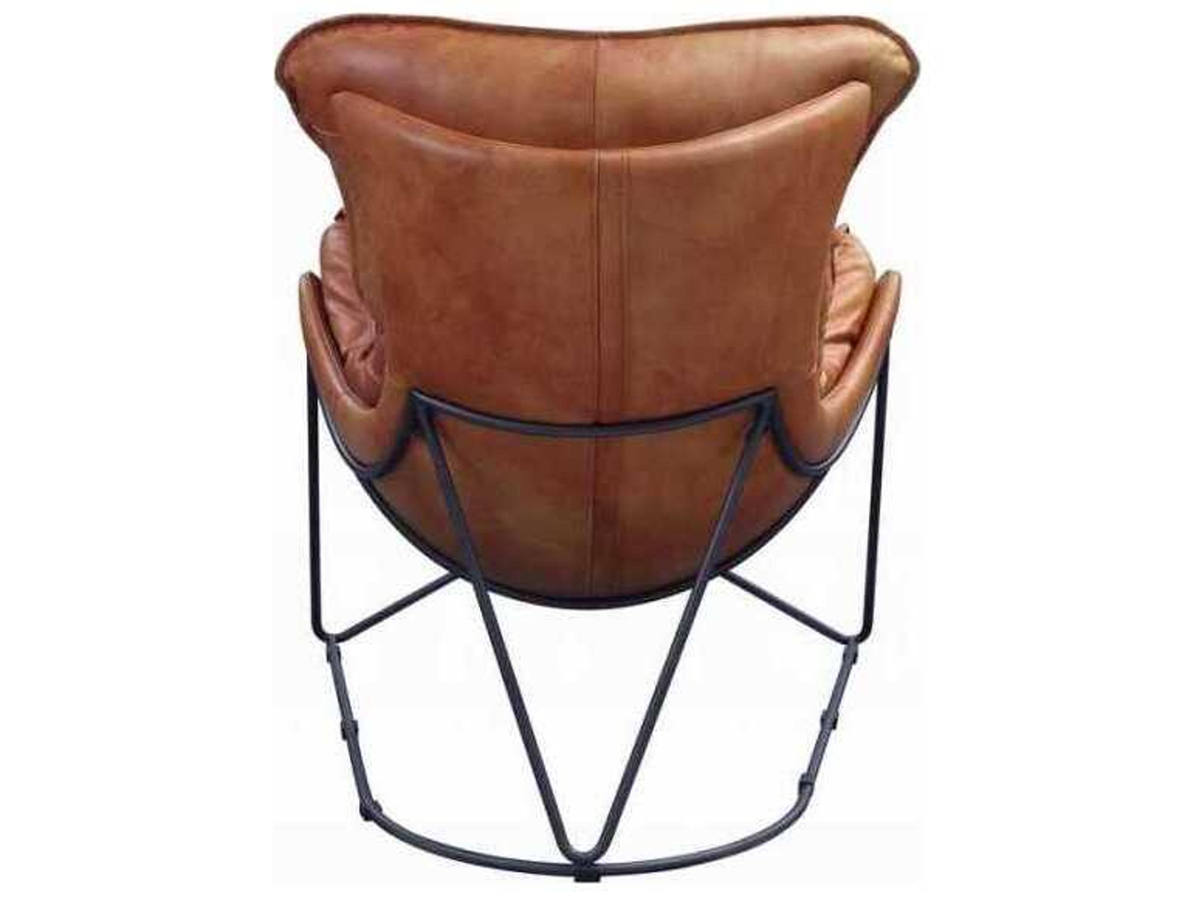 Acme Furniture Brown Leather Accent Chair