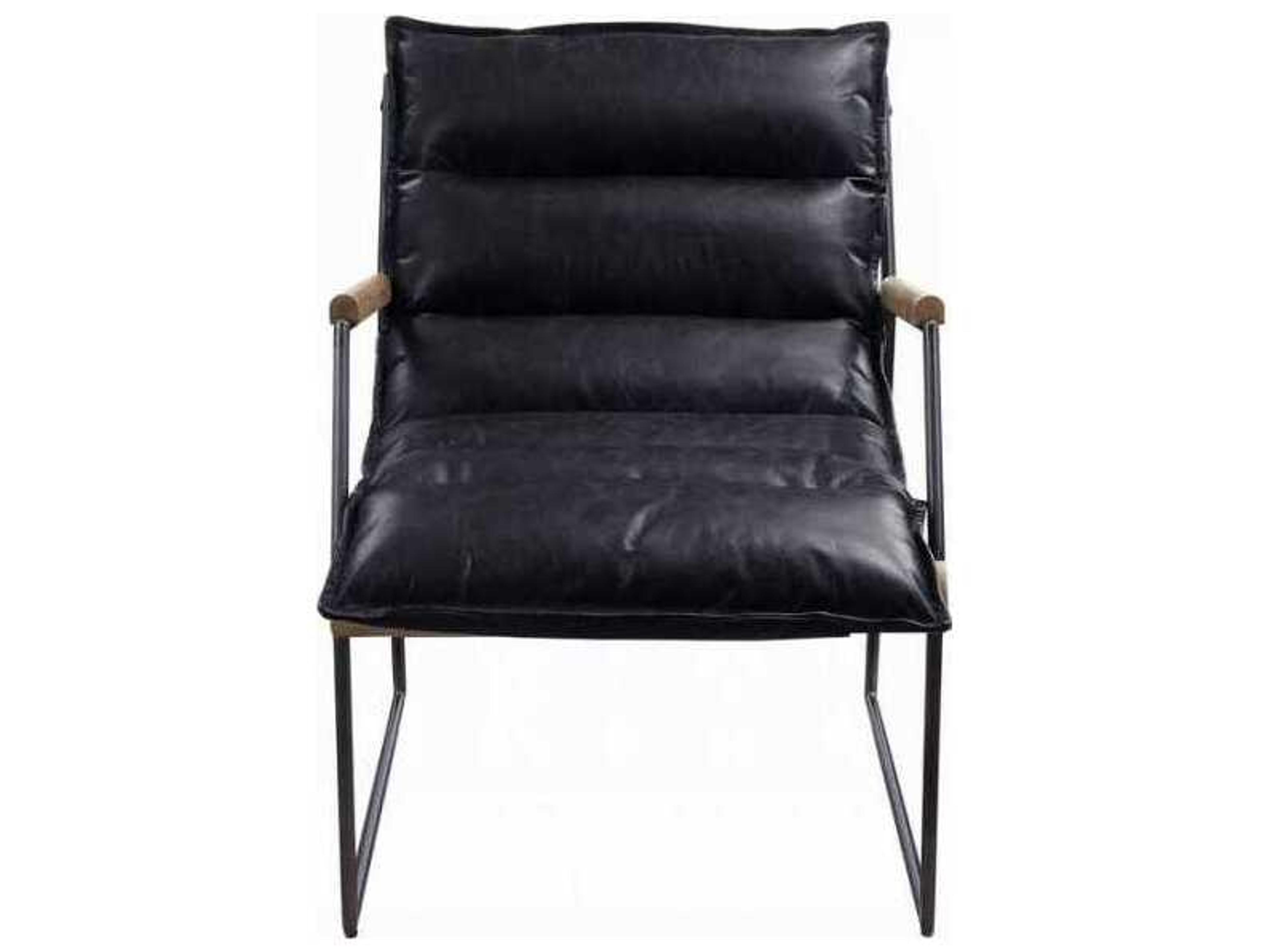 Acme Furniture Brown Leather Accent Chair