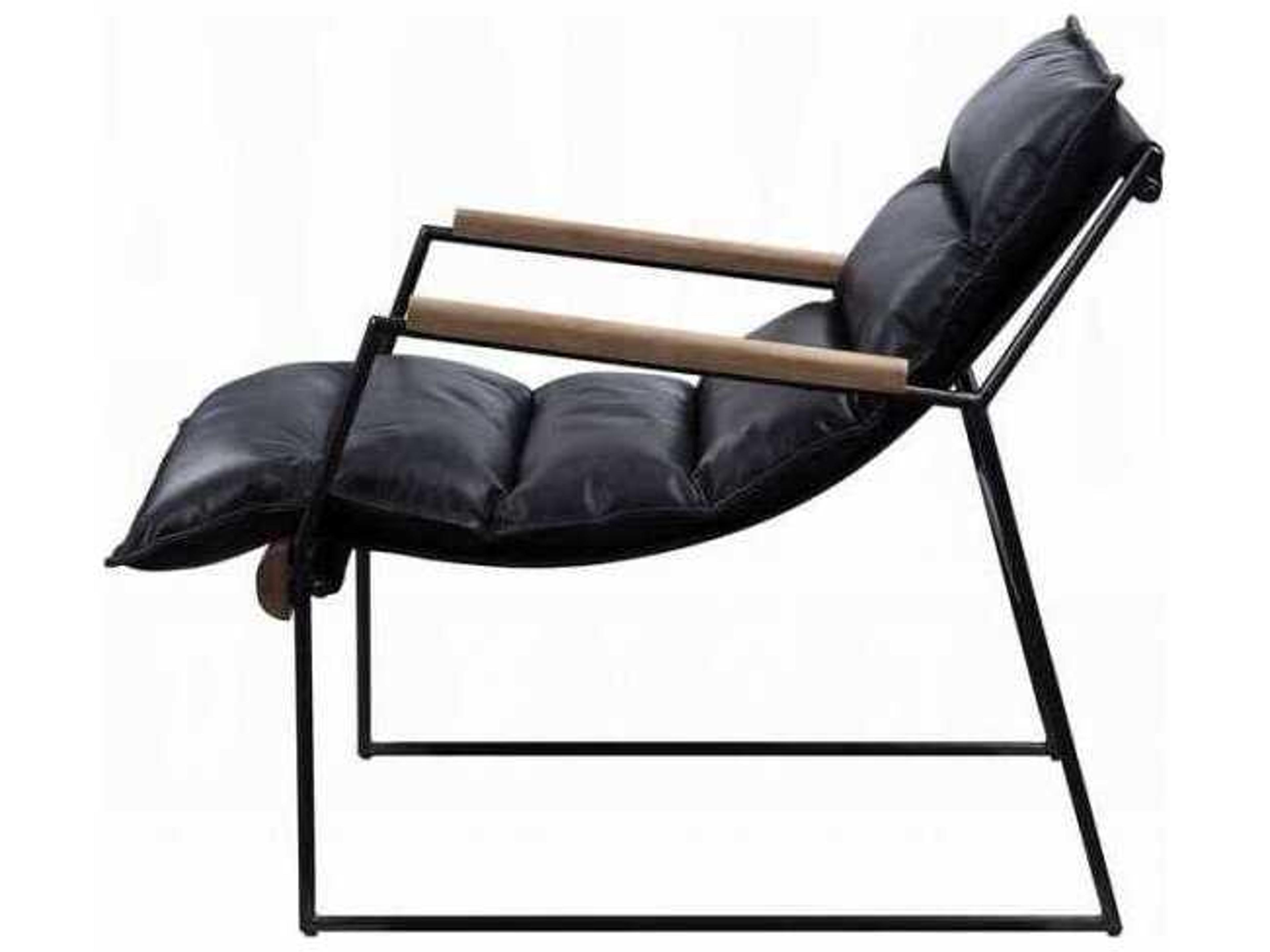 Acme Furniture Brown Leather Accent Chair