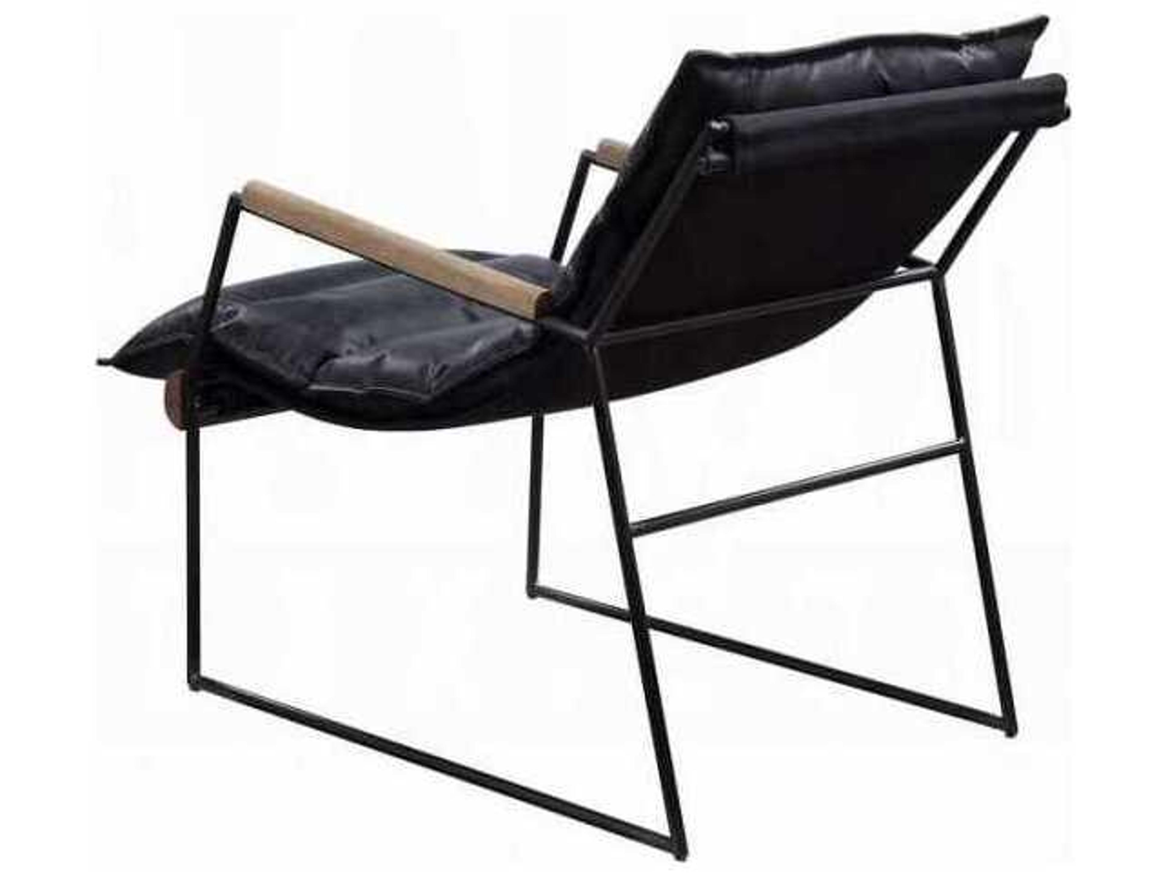 Acme Furniture Brown Leather Accent Chair